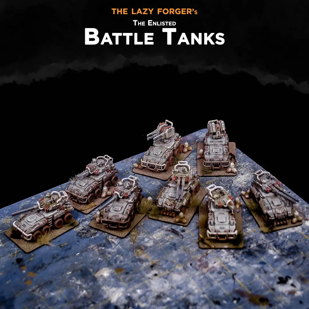 Battle Tanks (6-pack) - The Enlisted The Lazy Forger