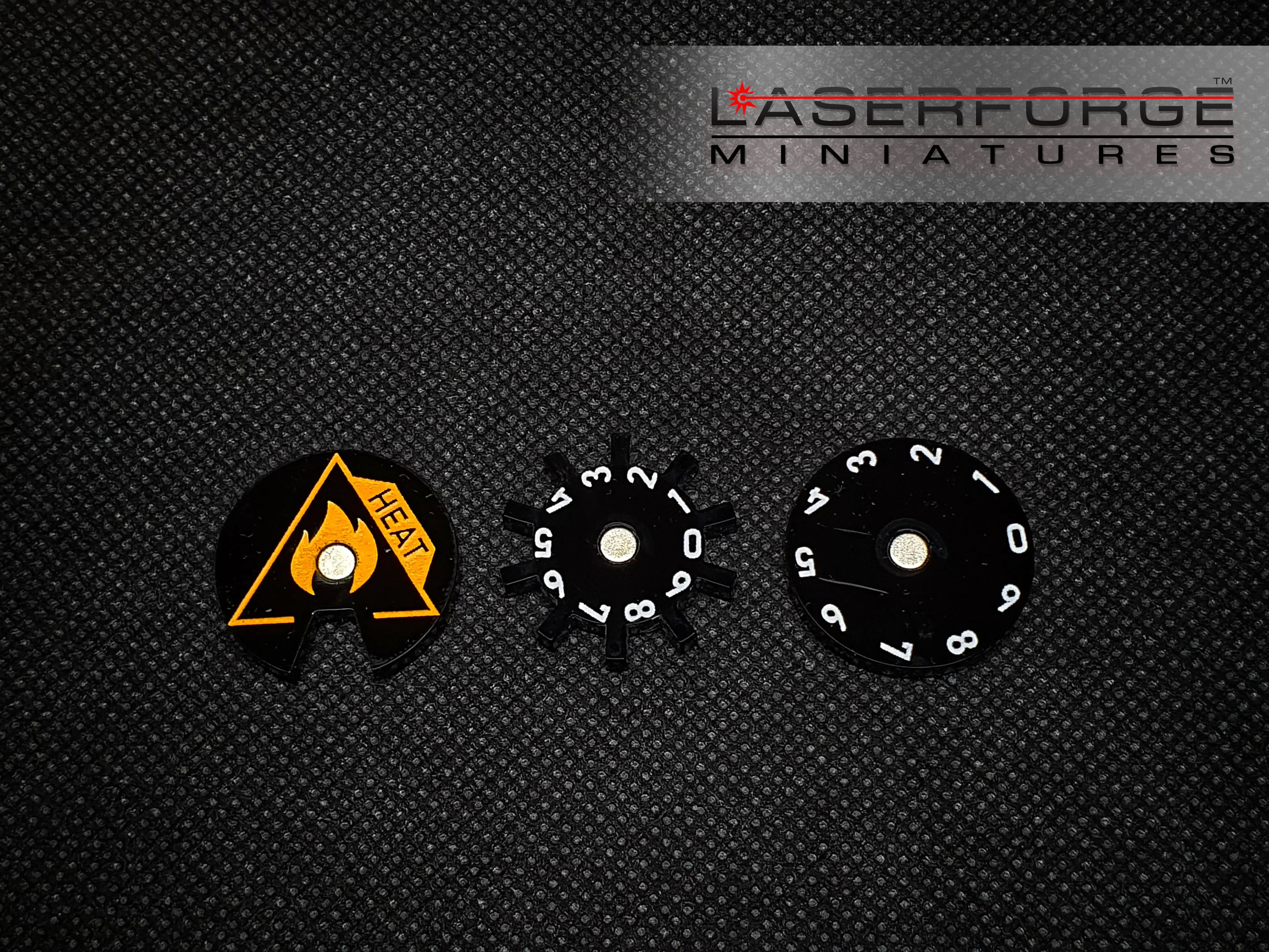 BattleTech Heat Dials (00-99) - Laserforge Miniatures