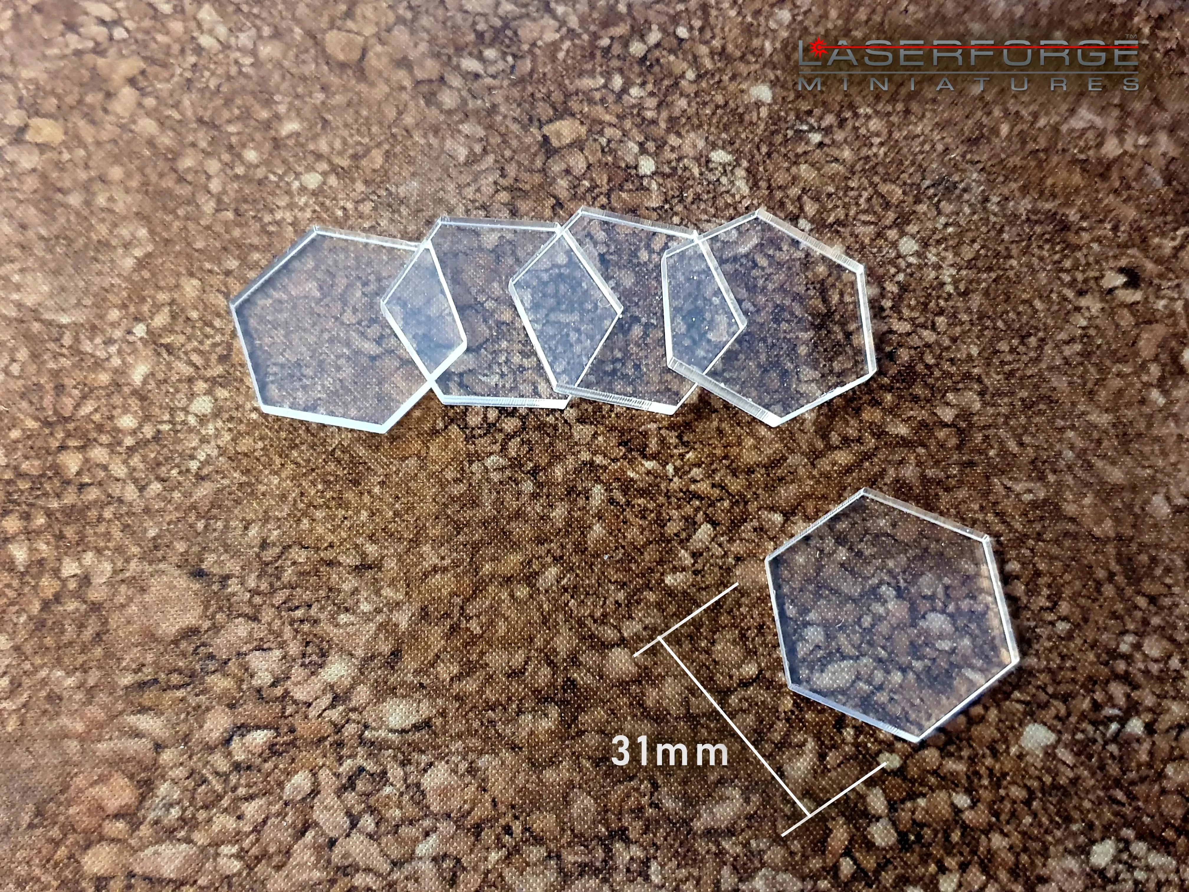 BattleTech Hex Base Pack - Laserforge Miniatures