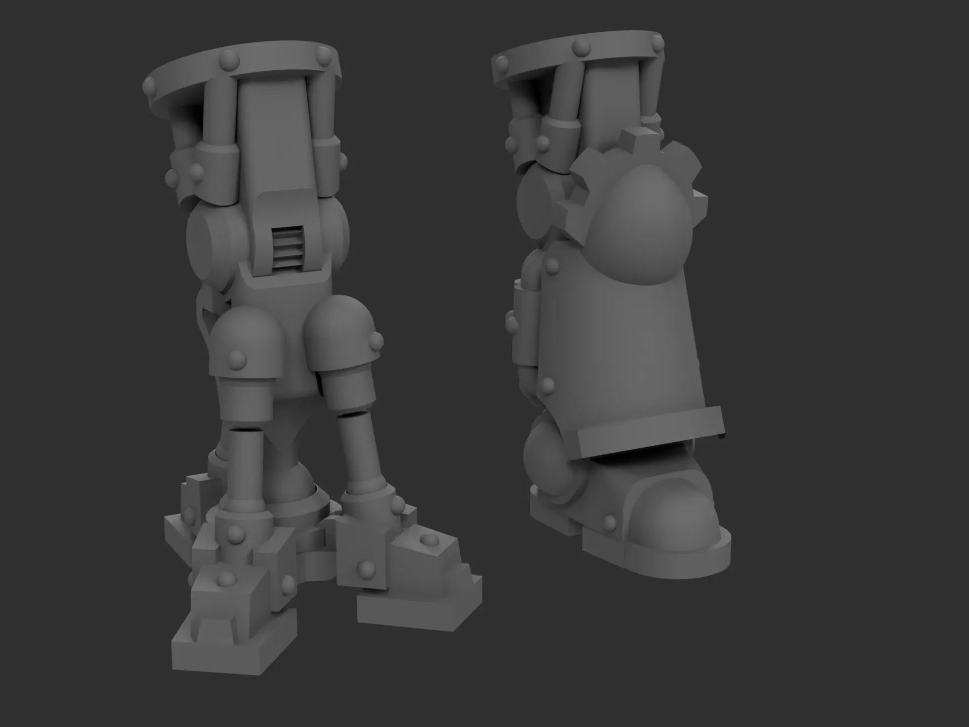 Bionic Super Soldier Leg Pack (Set of 2) - Laserforge Miniatures