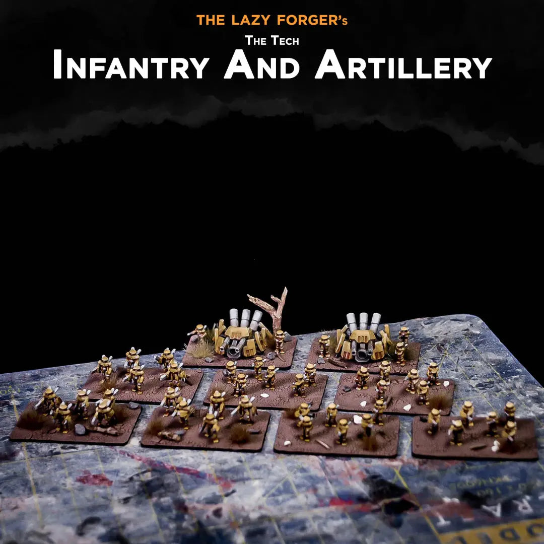 Infantry (6) & Artillery Drones (2) The Lazy Forger