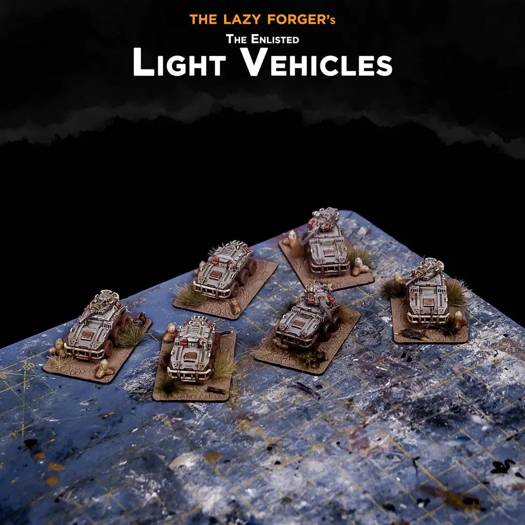 Light Vehicles & Transports  (10-pack) - The Enlisted The Lazy Forger