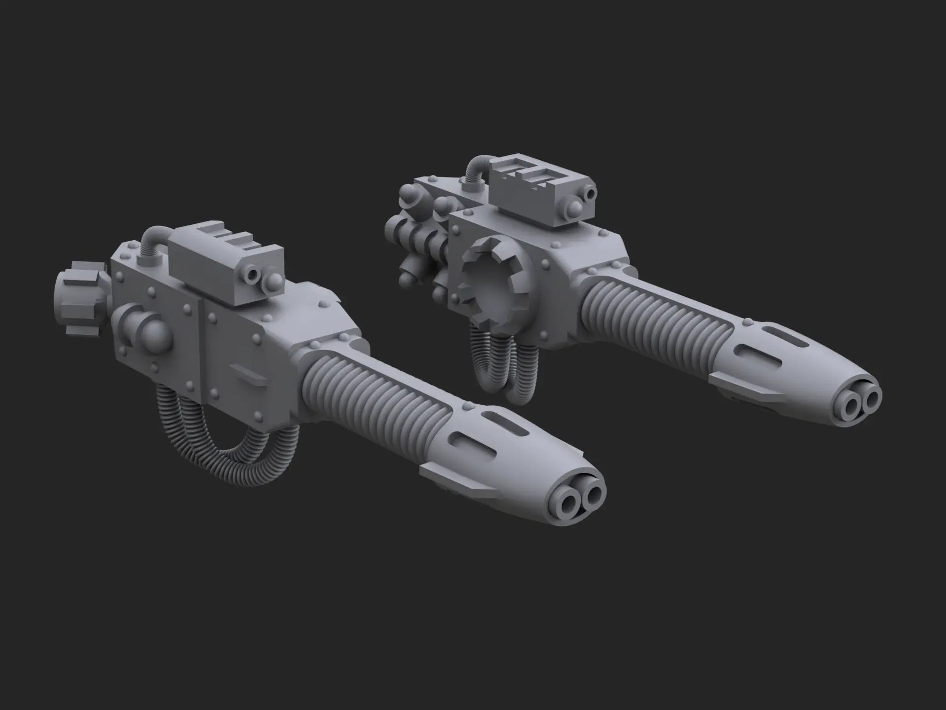 Martian Armorium - Secutor Plasma Fusil (Pair) Laserforge Miniatures