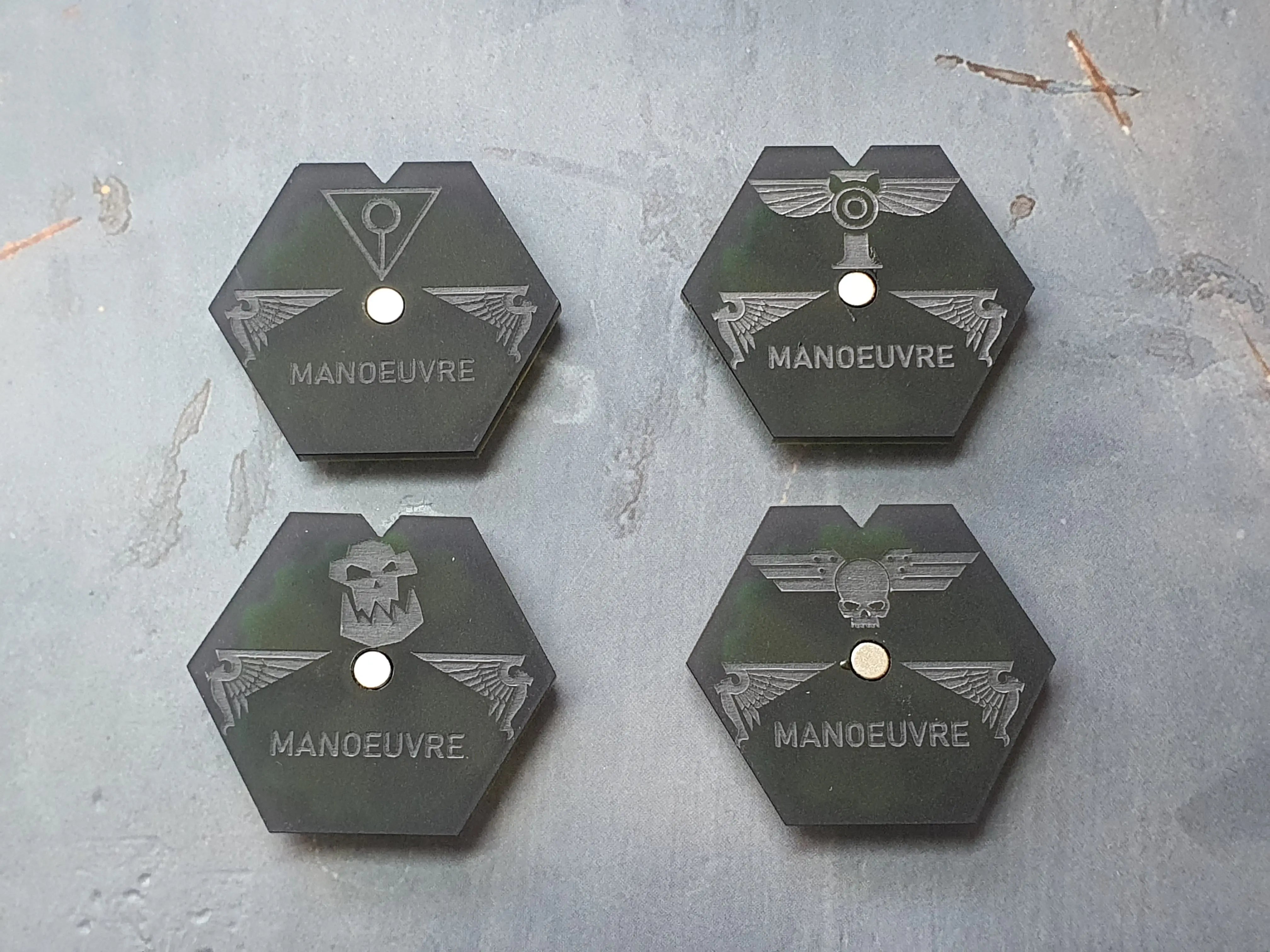 Movement Dials (10) - compatible with Aeronautica Imperialis Laserforge Miniatures