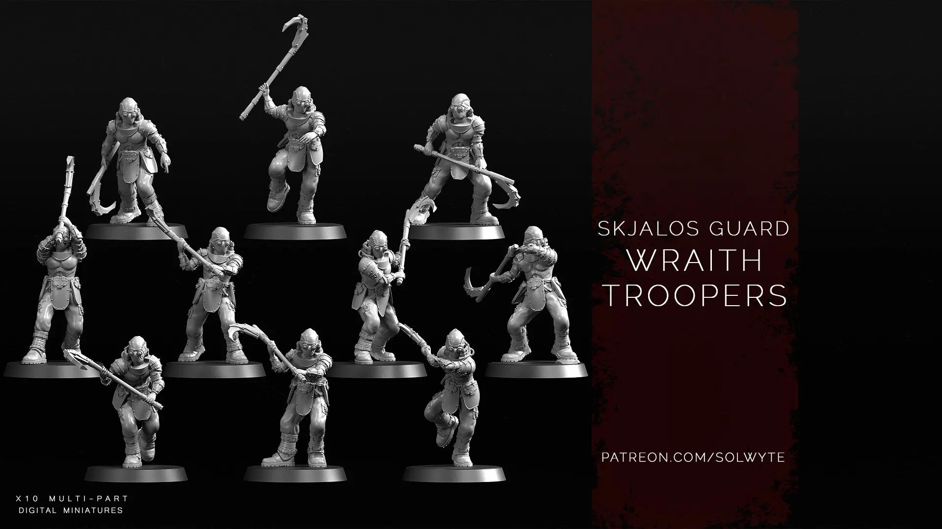 Wraith Troopers (10) Solwyte Studios