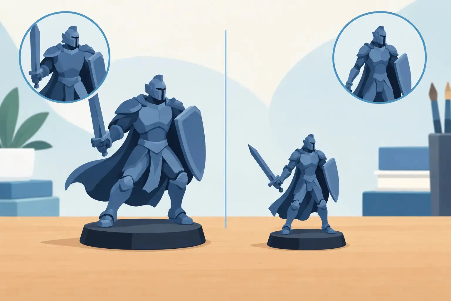 Heroic Versus True Scale Miniatures Explained
