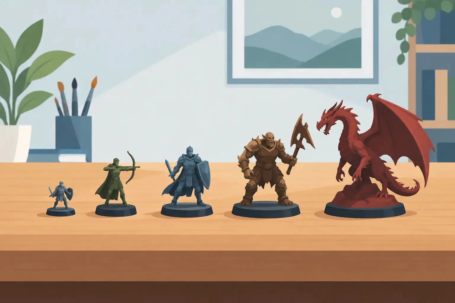 What Scale Miniatures Work Best for Your Table?