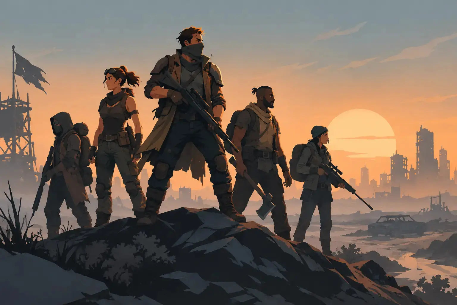 Build a Post Apocalyptic Warband With Character