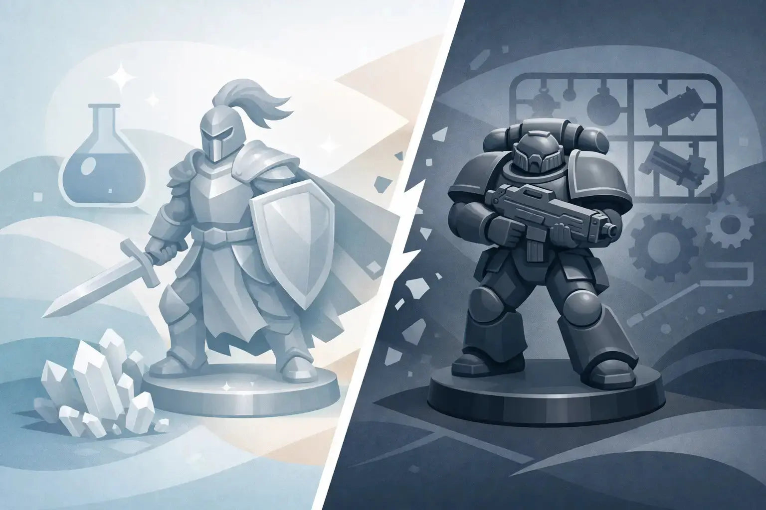Resin Versus Plastic Miniatures Compared