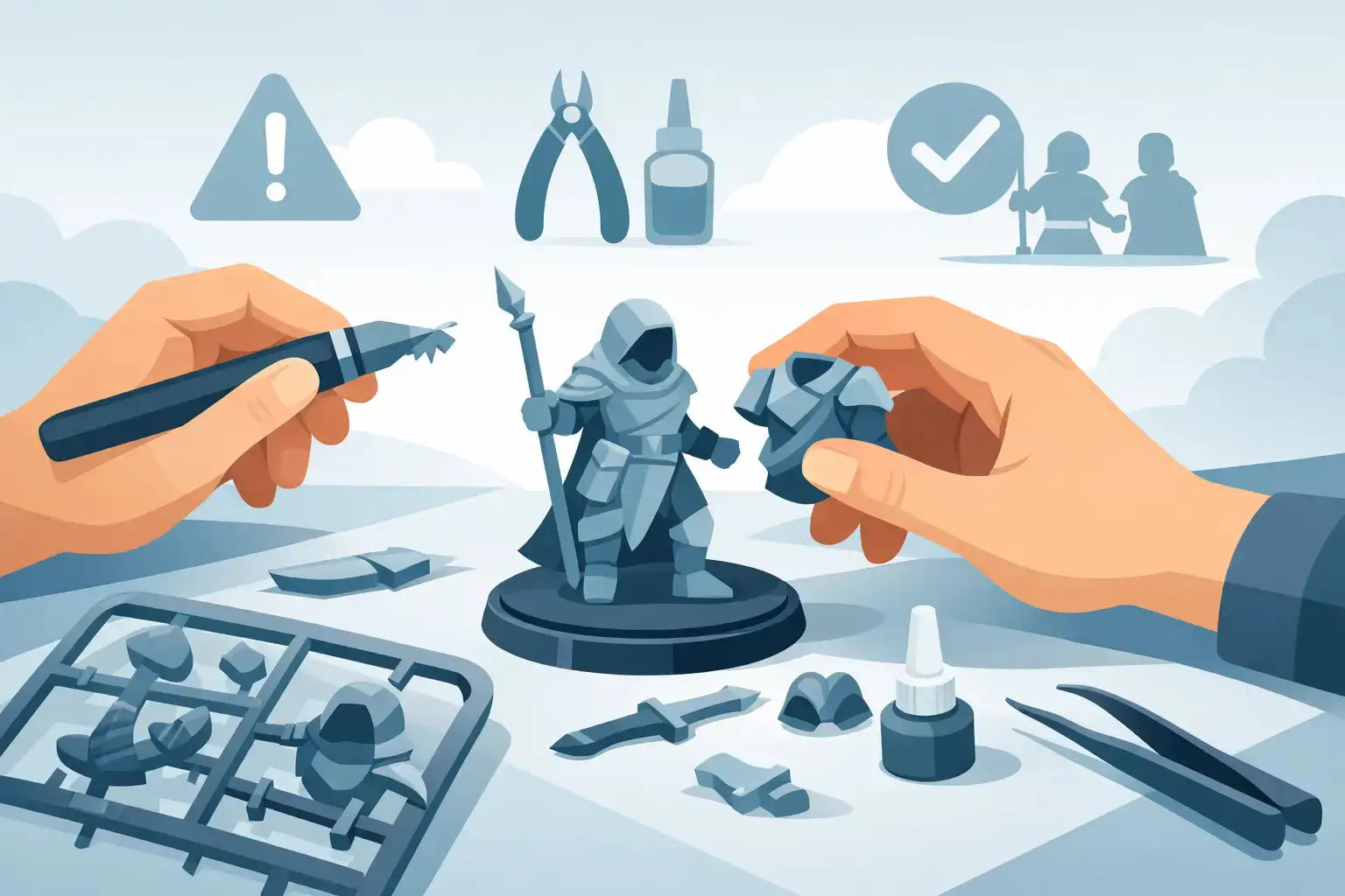 How to Assemble Resin Miniatures Without Mishaps