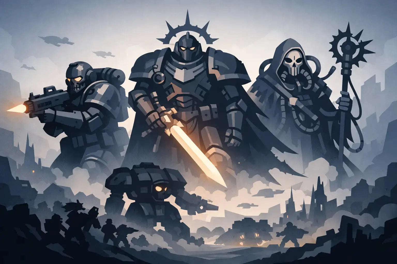 Transcended One Page Rules for Grimdark Armies