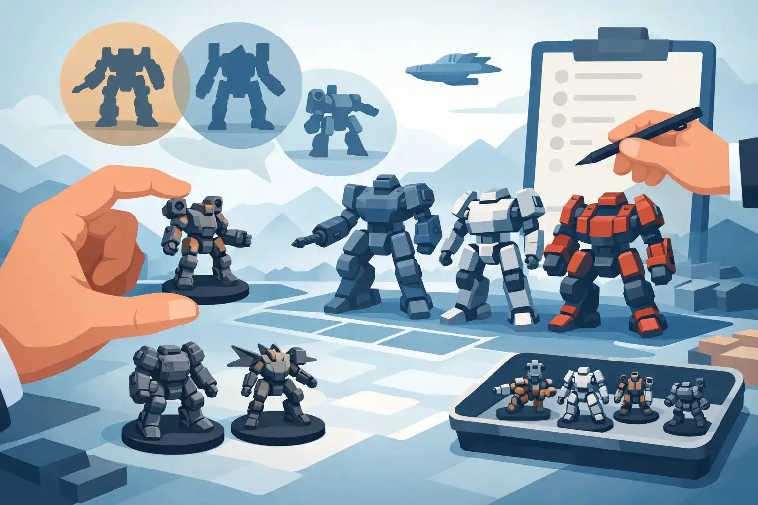 Choosing Mech Miniatures for Your Battleforce