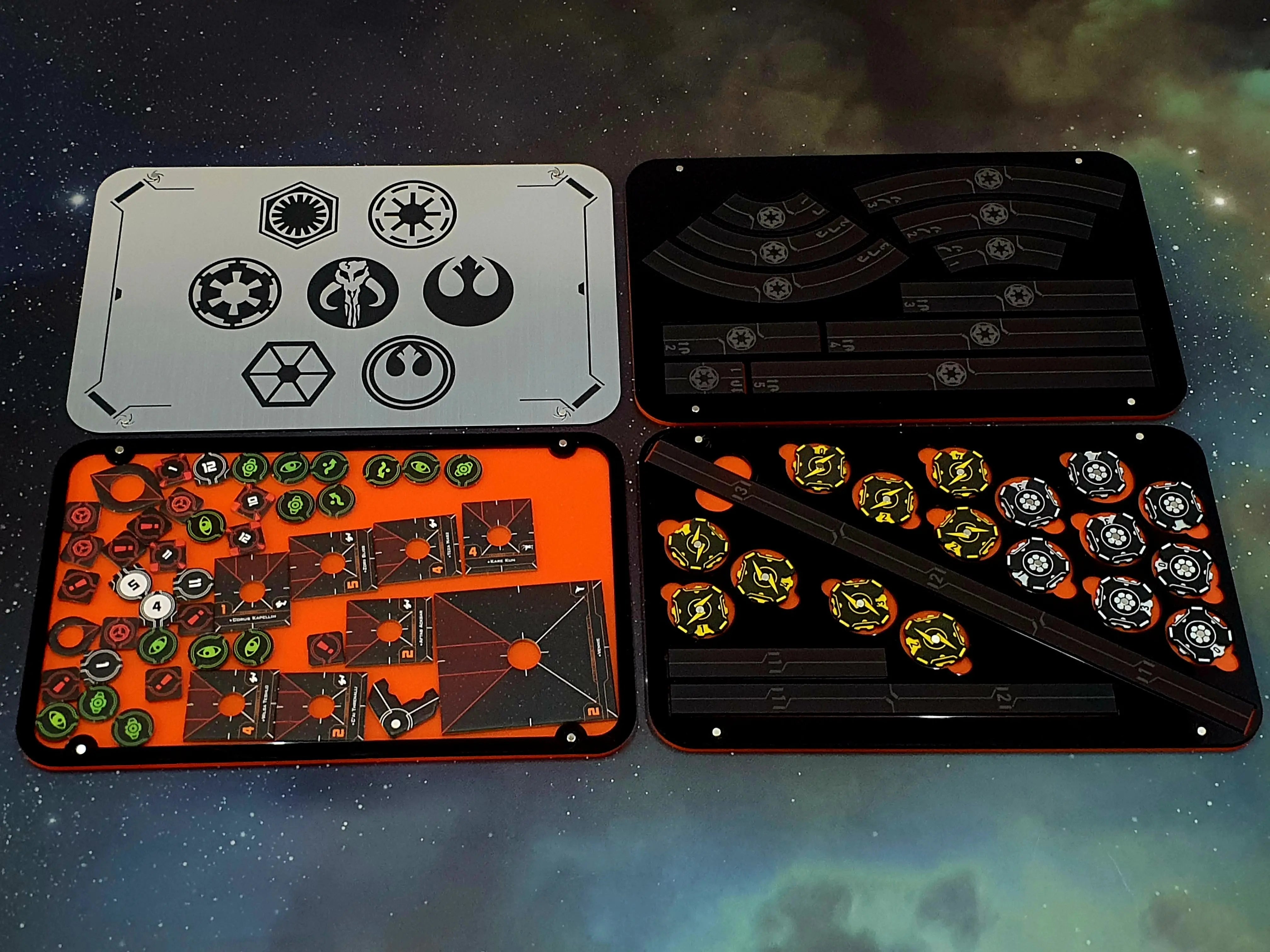 X-Wing-Tokens-Templates Laserforge Miniatures