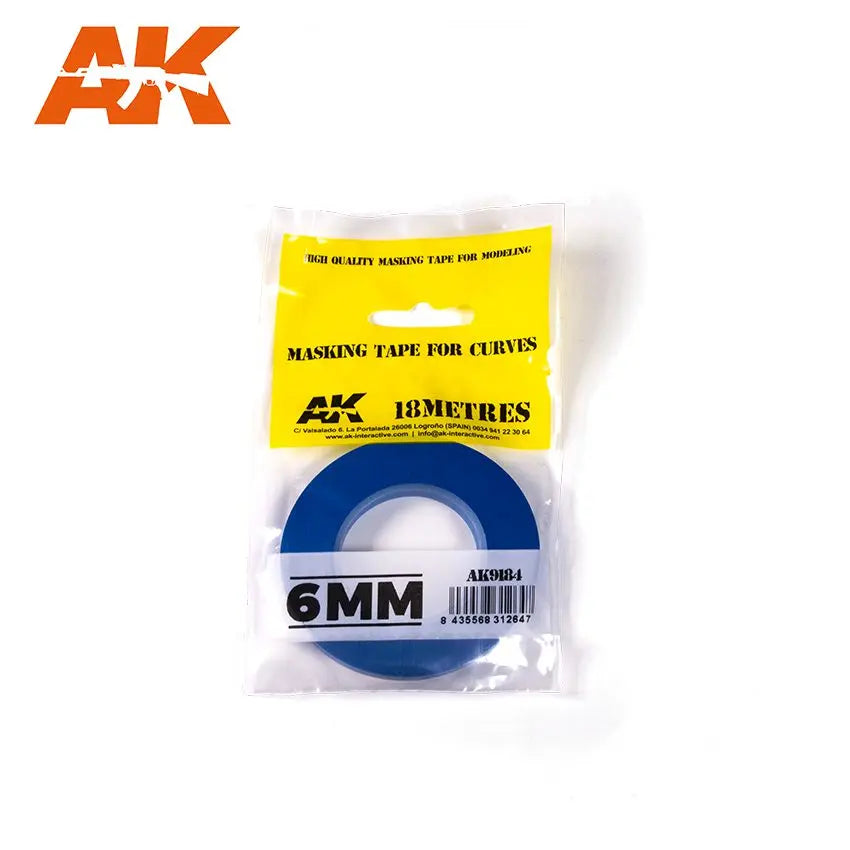 AK Interactive Masking Tape for Curves (6mm) - Laserforge Miniatures