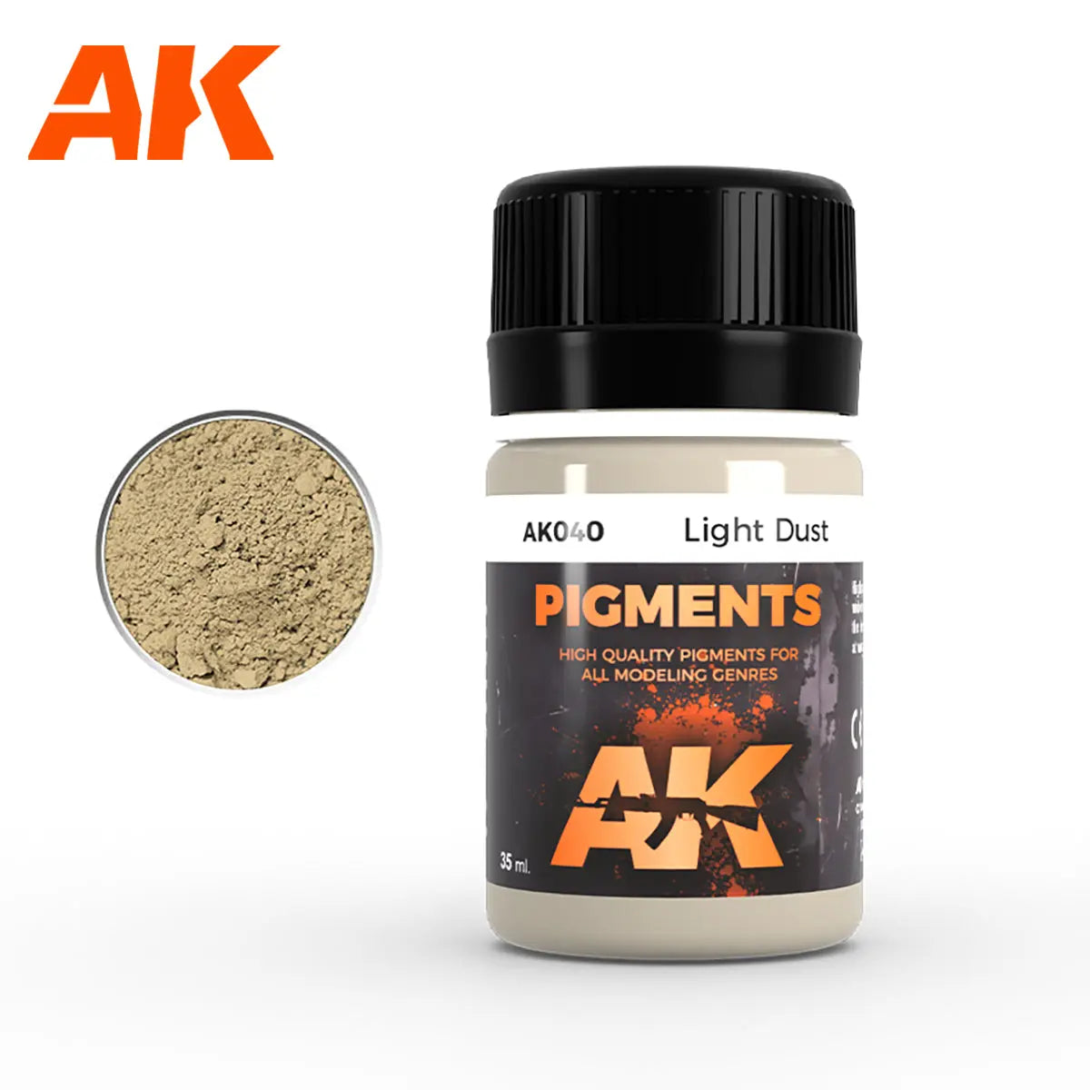AK Interactive Pigment - AK-040 Light Dust (35ml) - Laserforge Miniatures