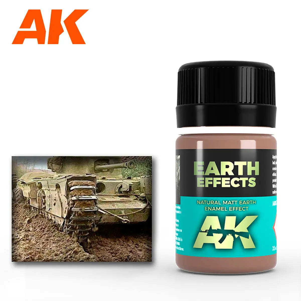 AK Interactive Washes- AK-017 Earth Effects (35ml) - Laserforge Miniatures