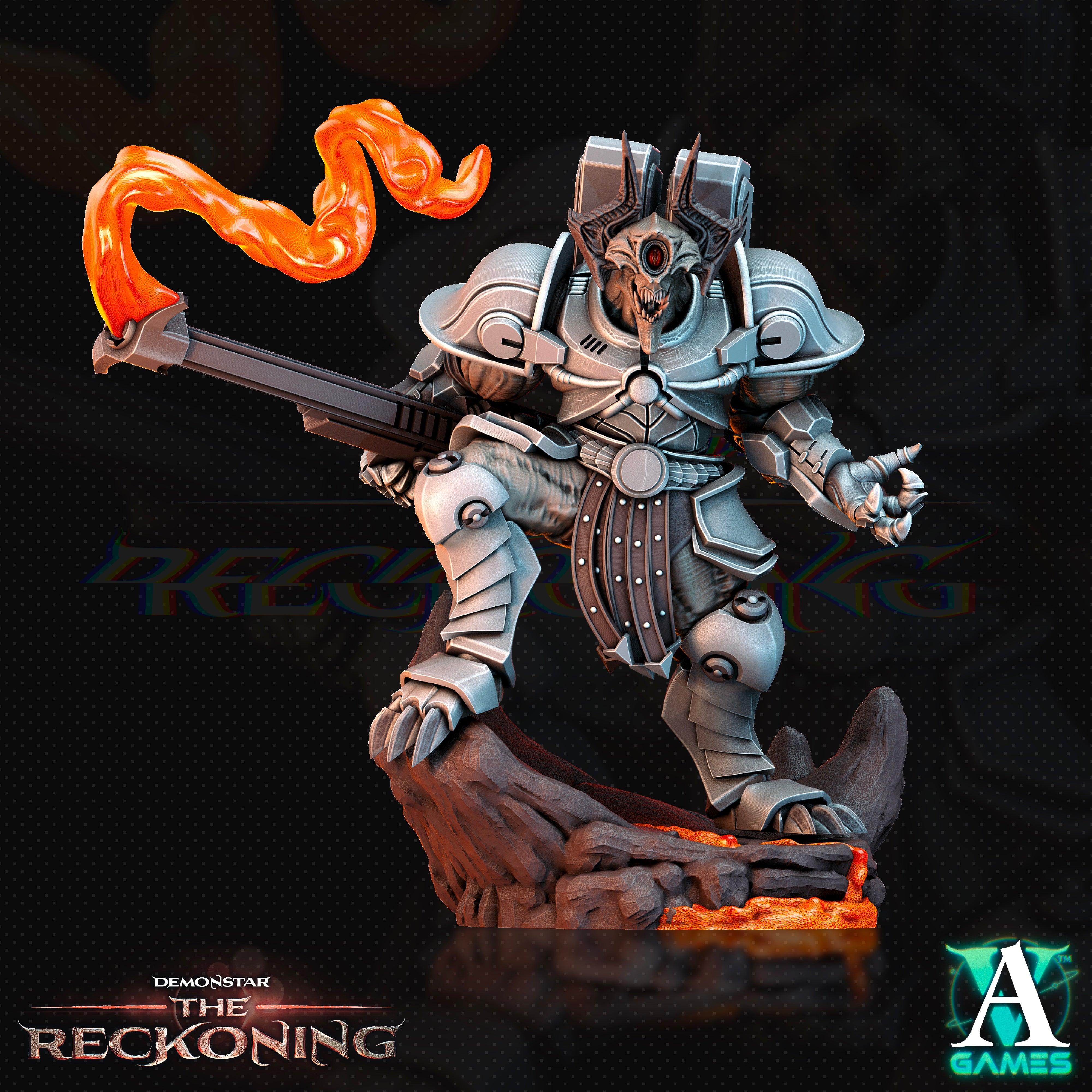 Amari Heavy Infantry Squad (4) - Demonstar Scions Archvillain Games
