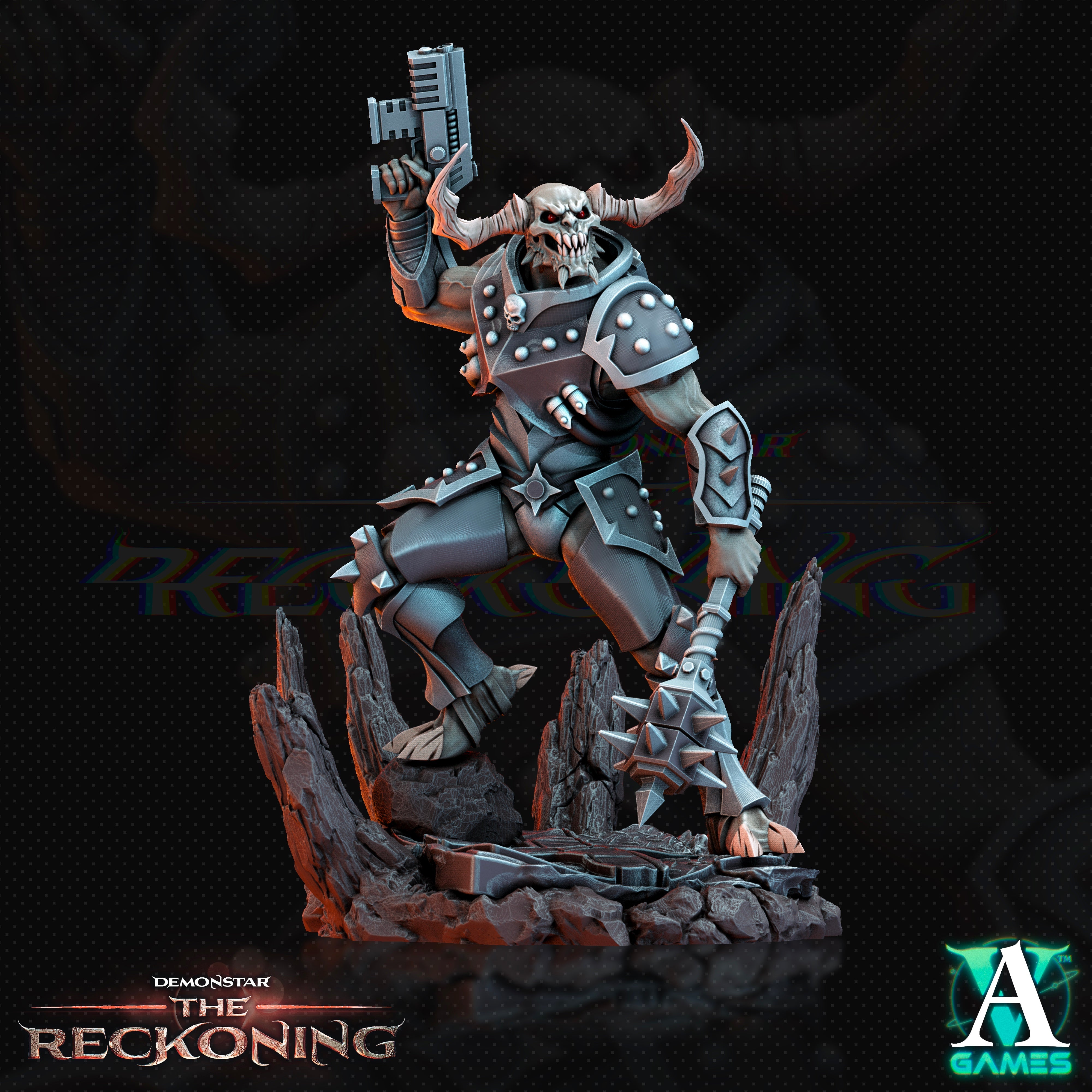 Amari Light Infantry Squad (4) - Demonstar Scions Archvillain Games