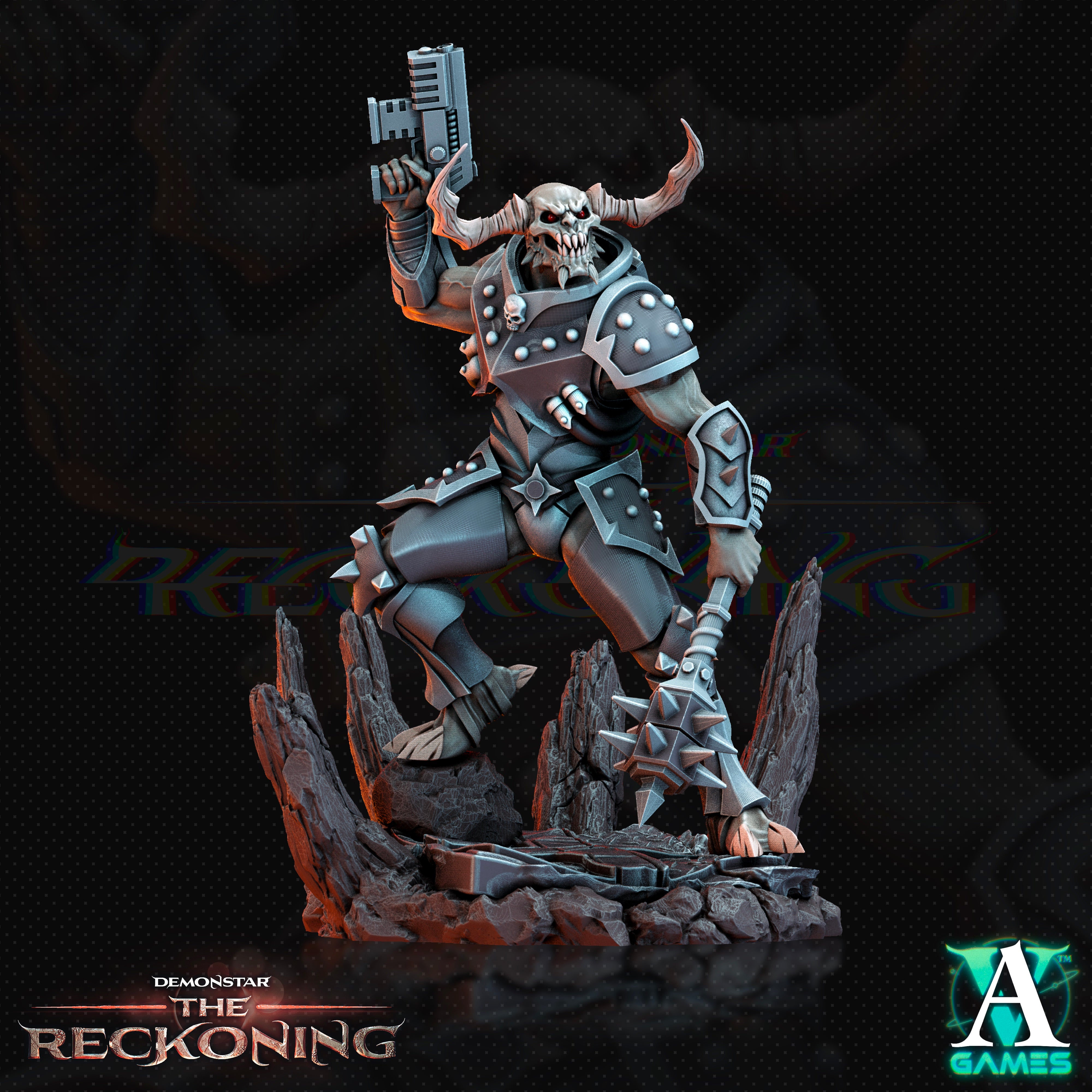 Amari Light Infantry Squad (4) - Demonstar Scions Archvillain Games