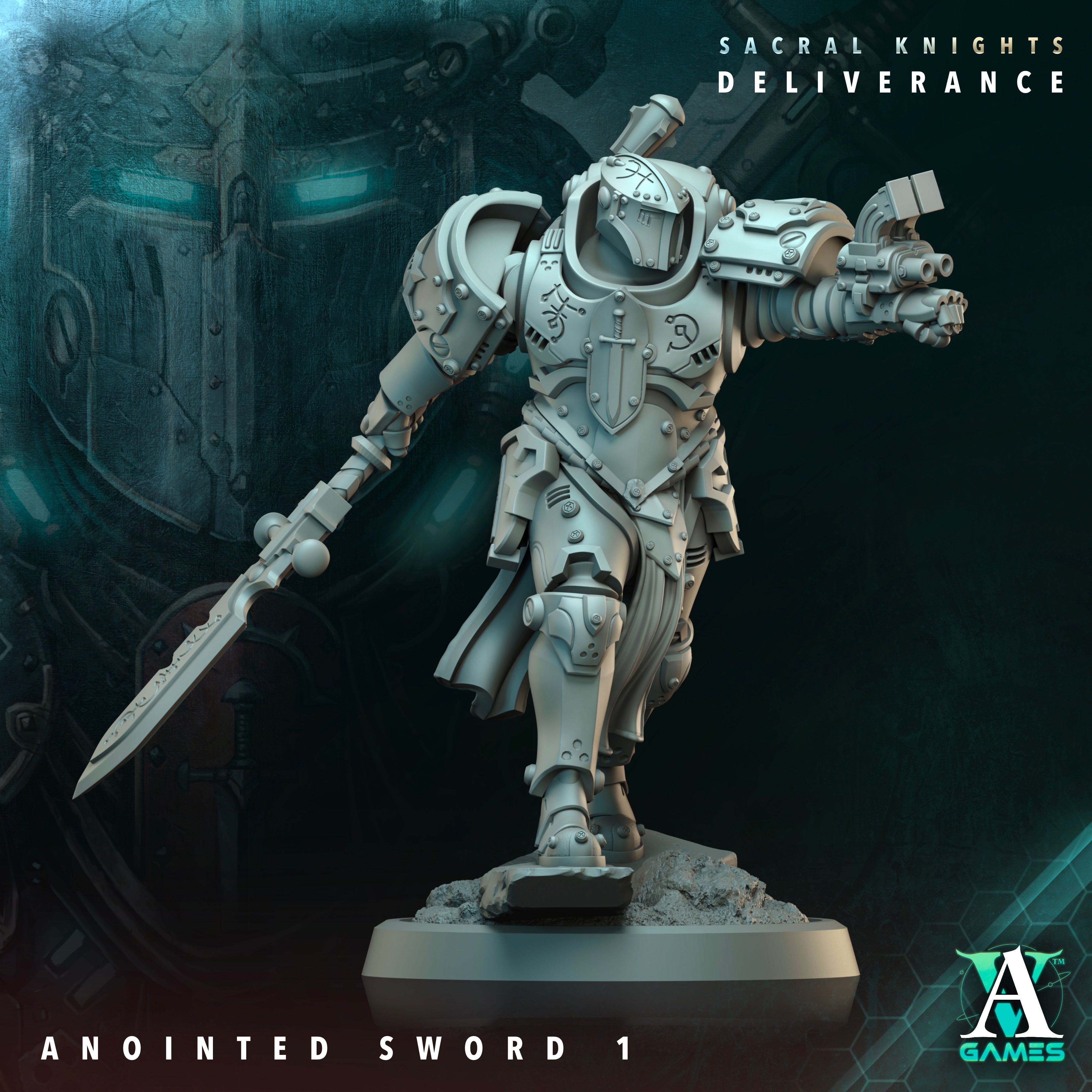 Anointed Swords Squad (6) - Astral Crusaders Archvillain Games