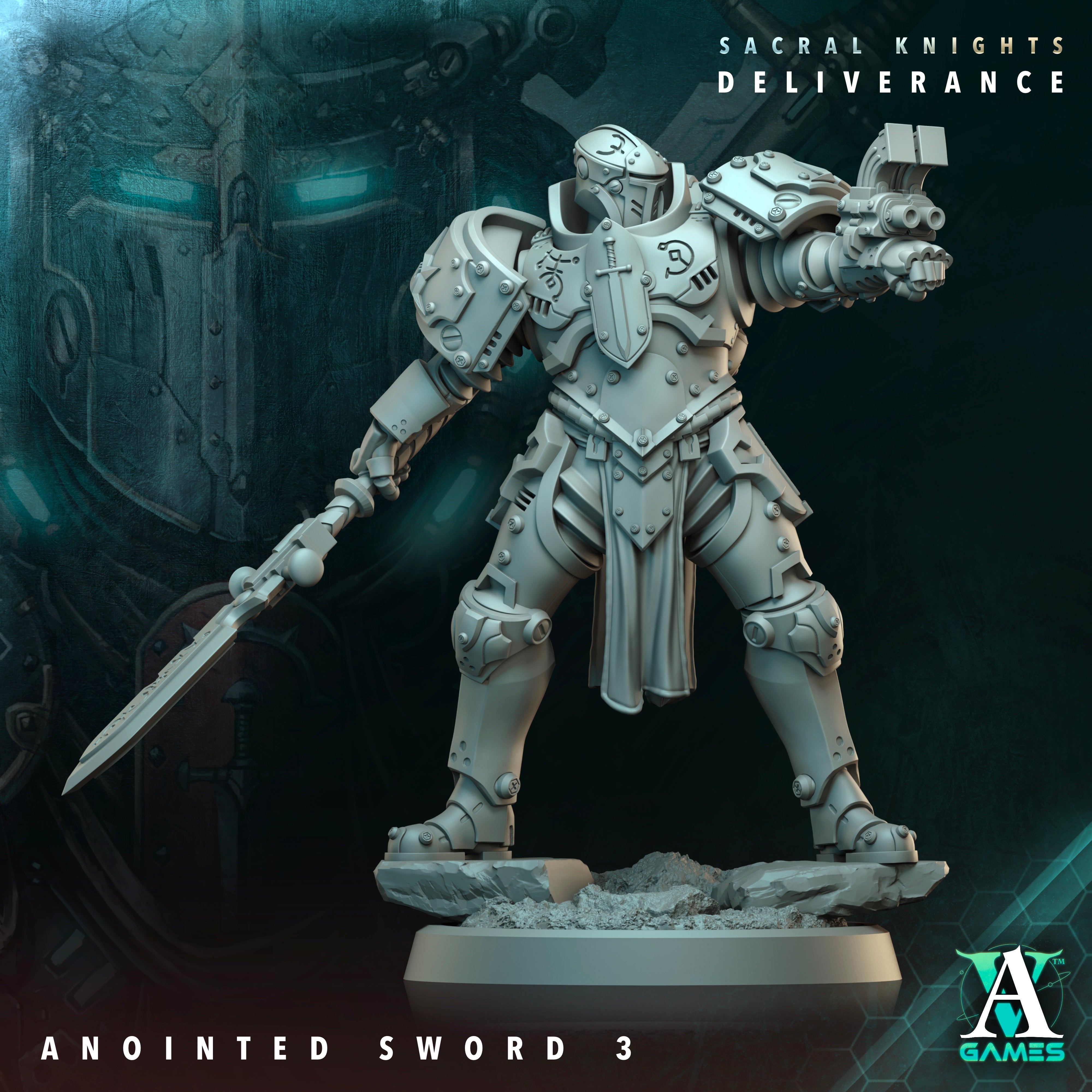 Anointed Swords Squad (6) - Astral Crusaders Archvillain Games
