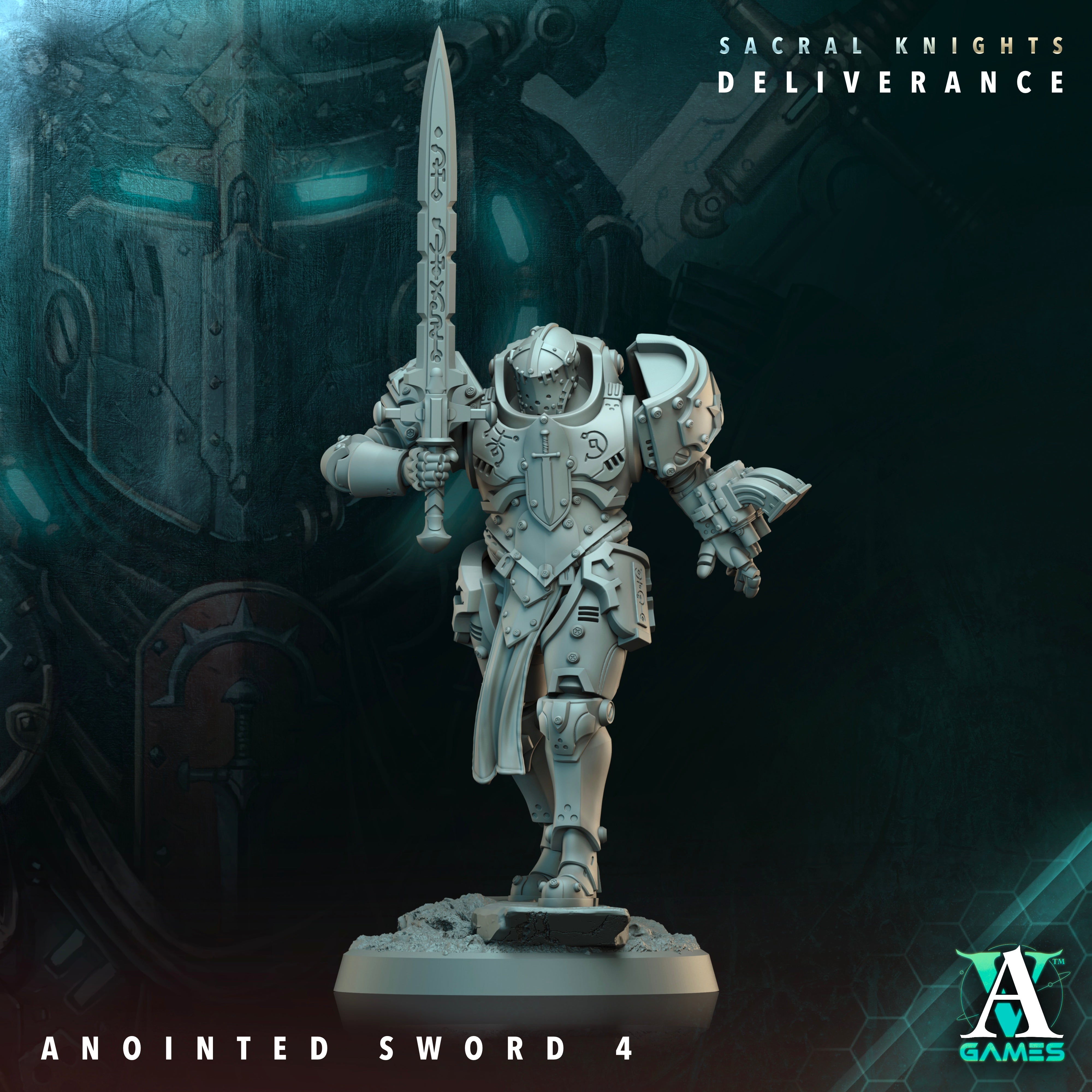 Anointed Swords Squad (6) - Astral Crusaders Archvillain Games