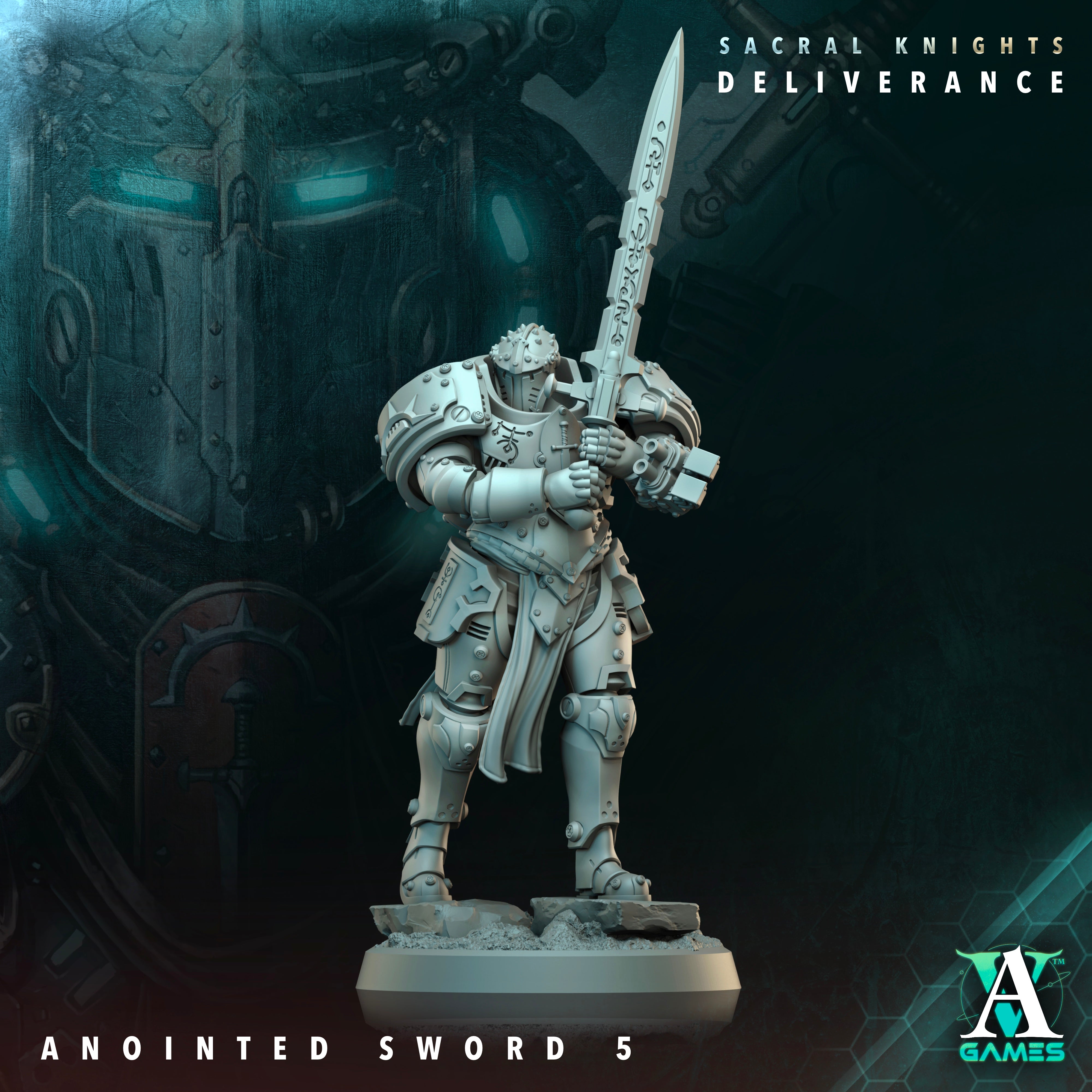 Anointed Swords Squad (6) - Astral Crusaders Archvillain Games