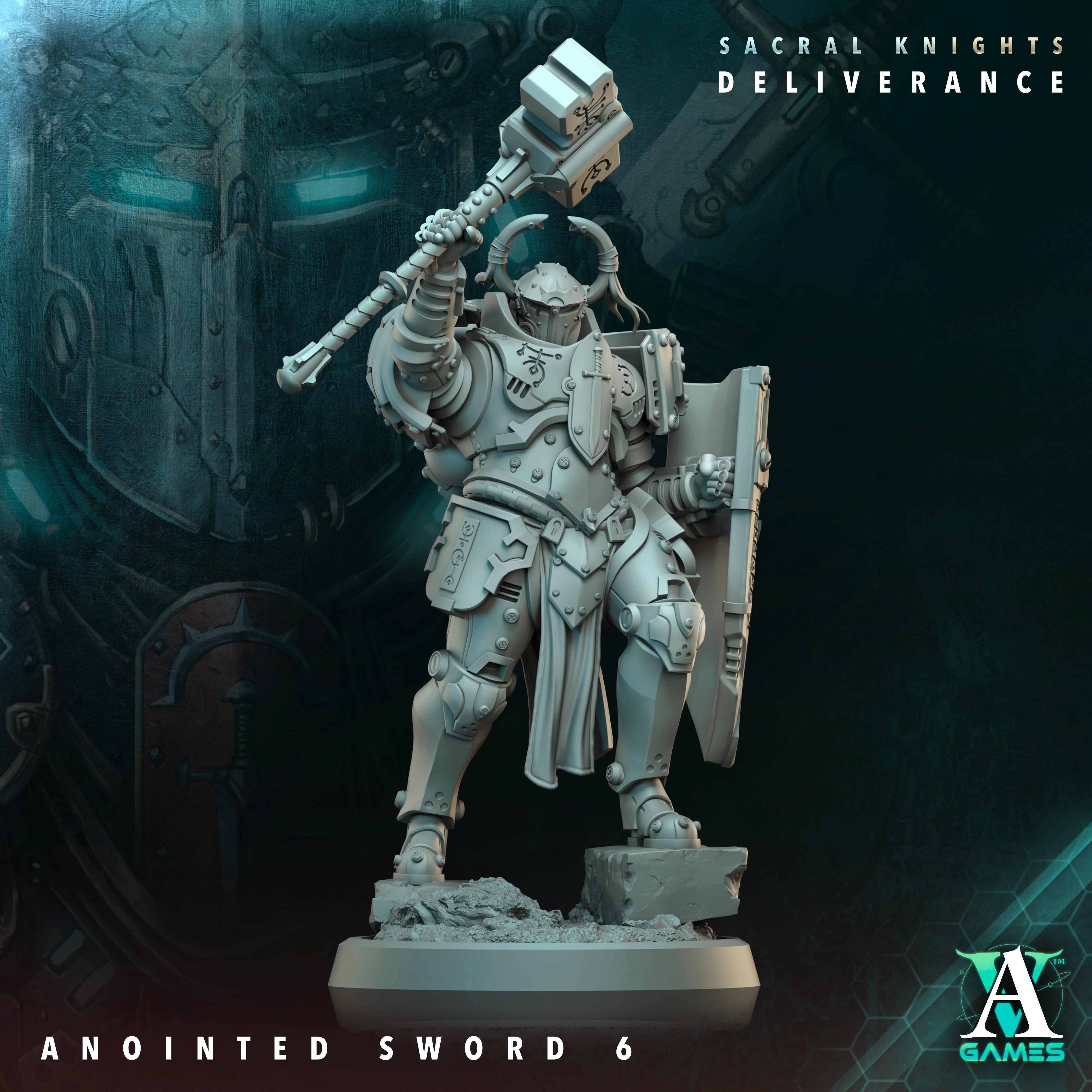 Anointed Swords Squad (6) - Astral Crusaders Archvillain Games