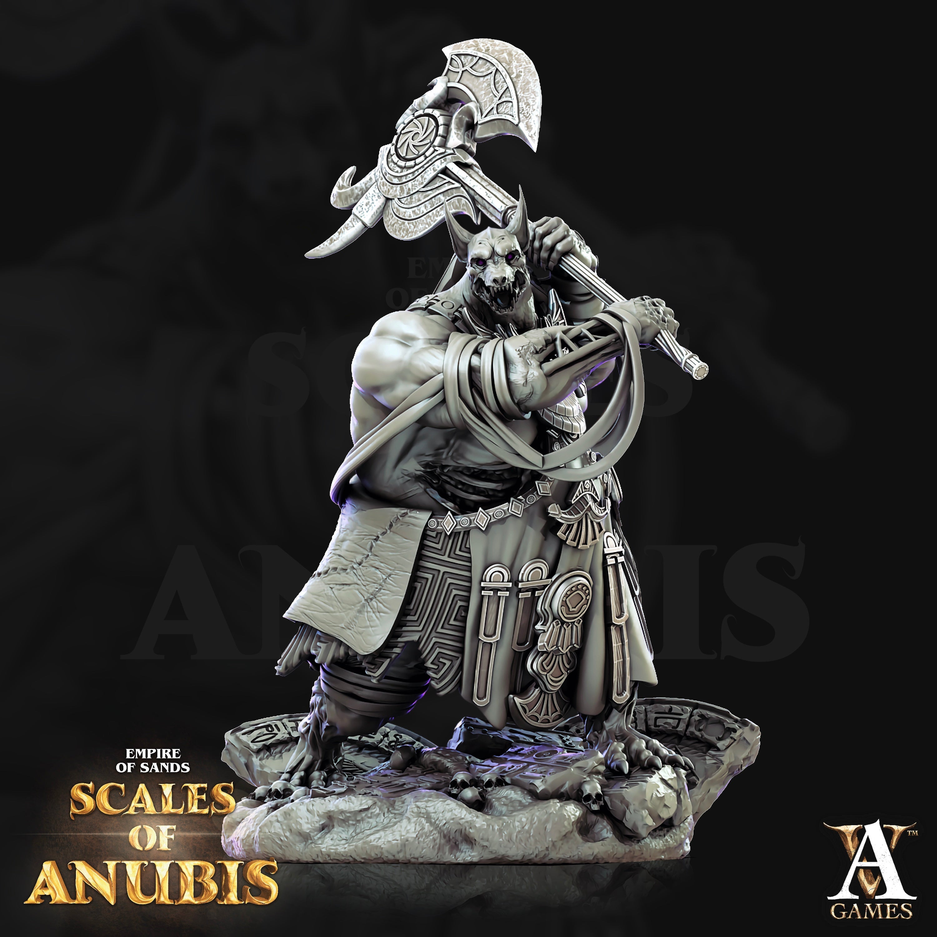 Anubian Brutes Squad (4) - Ankh Overlords Archvillain Games