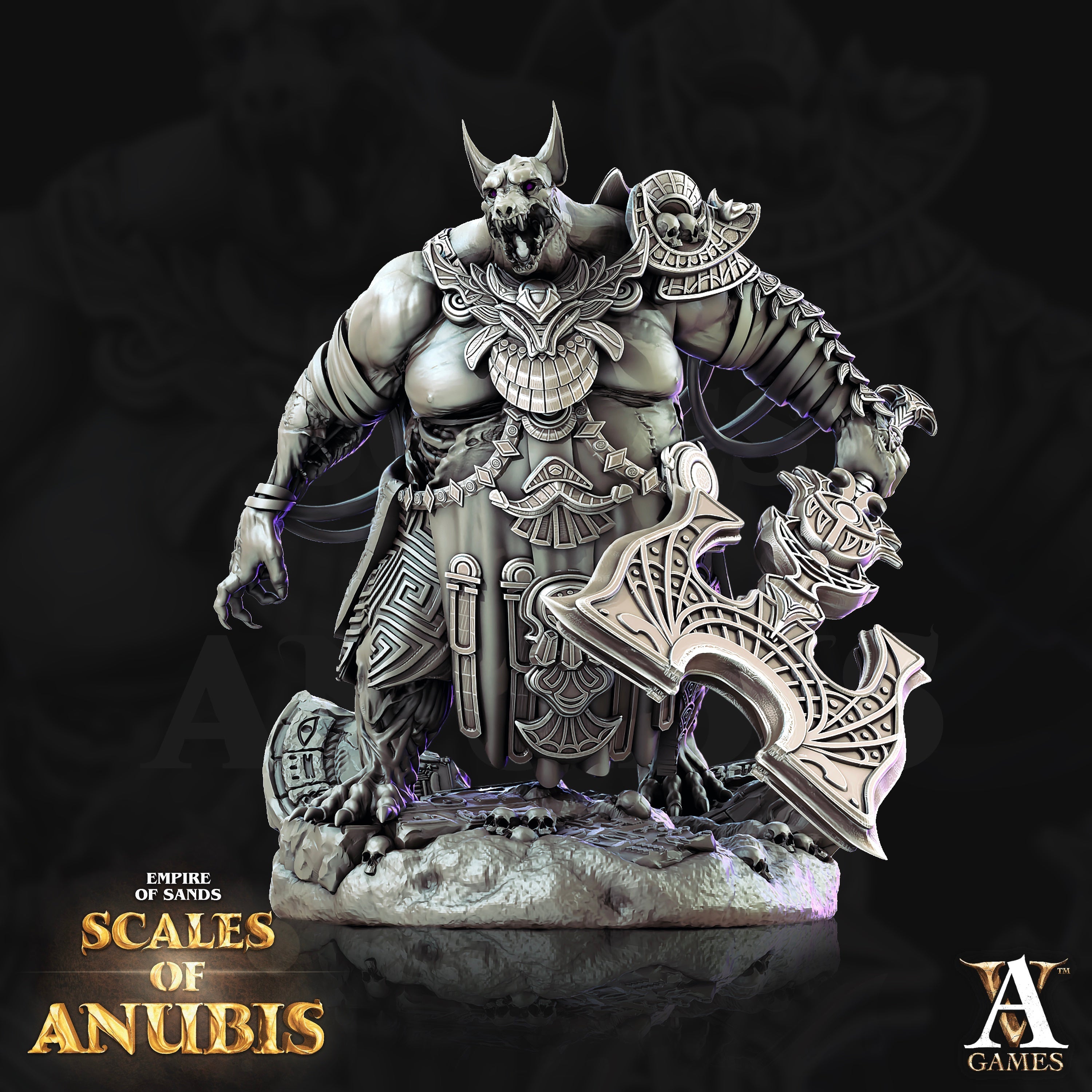 Anubian Brutes Squad (4) - Ankh Overlords Archvillain Games
