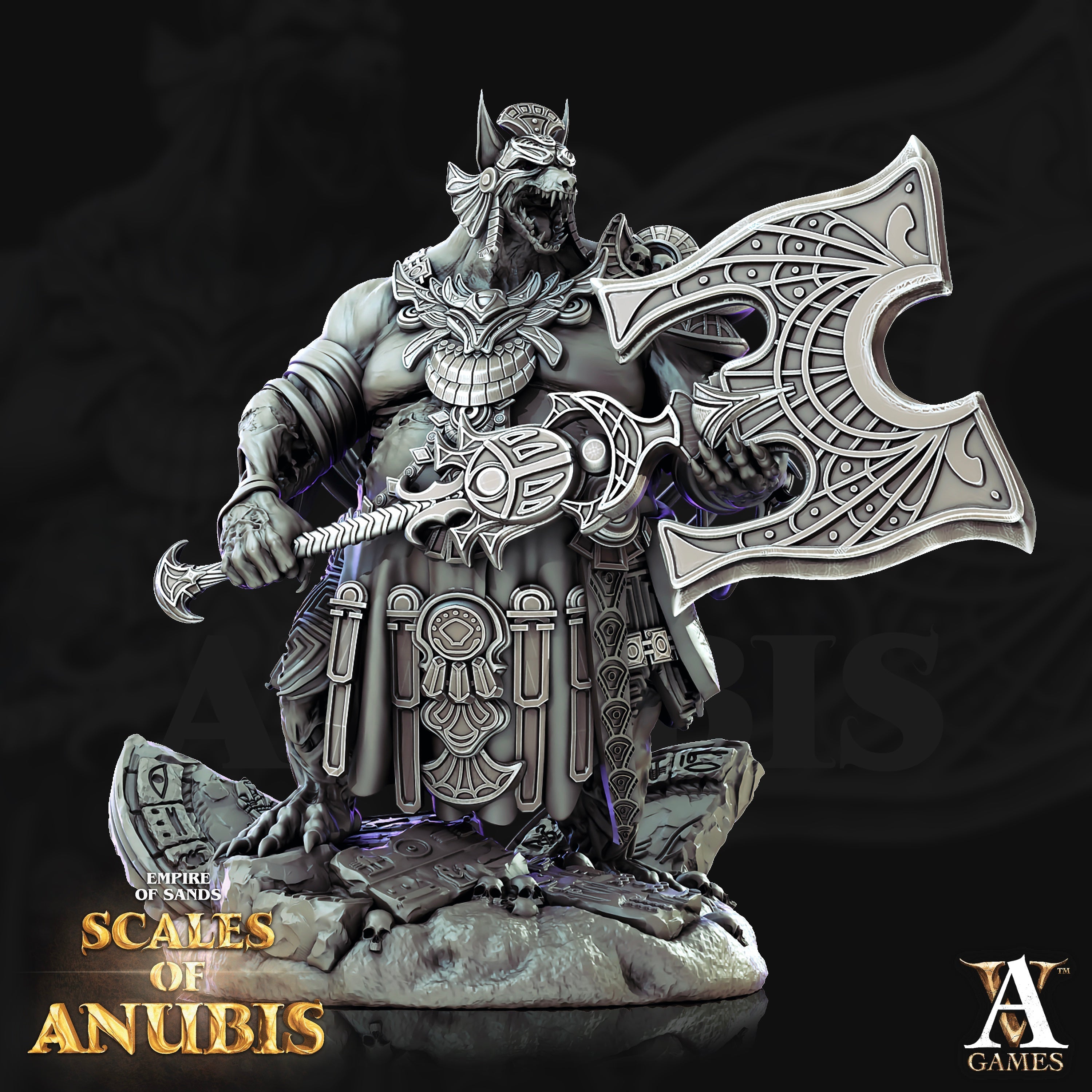 Anubian Brutes Squad (4) - Ankh Overlords Archvillain Games