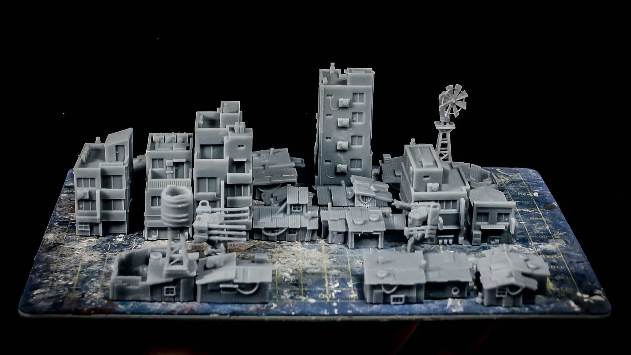 Asia City, Pack 01 - 6-8mm scale The Lazy Forger