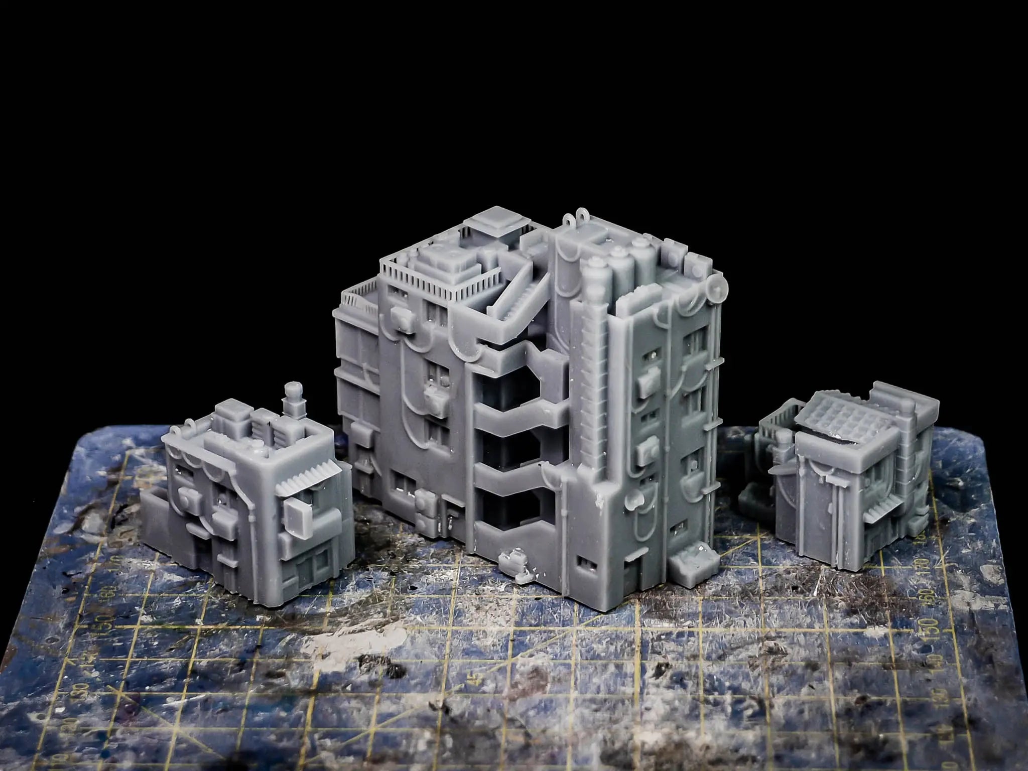 Asia City, Pack 02 [8 Buildings] - 6-8mm scale The Lazy Forger