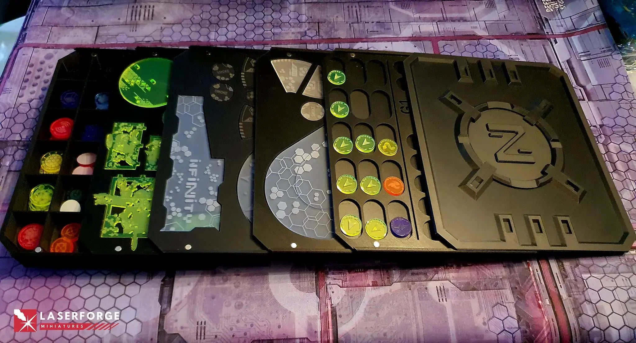 "Baggage Box" - The Ultimate Infinity Token Storage Box Laserforge Miniatures