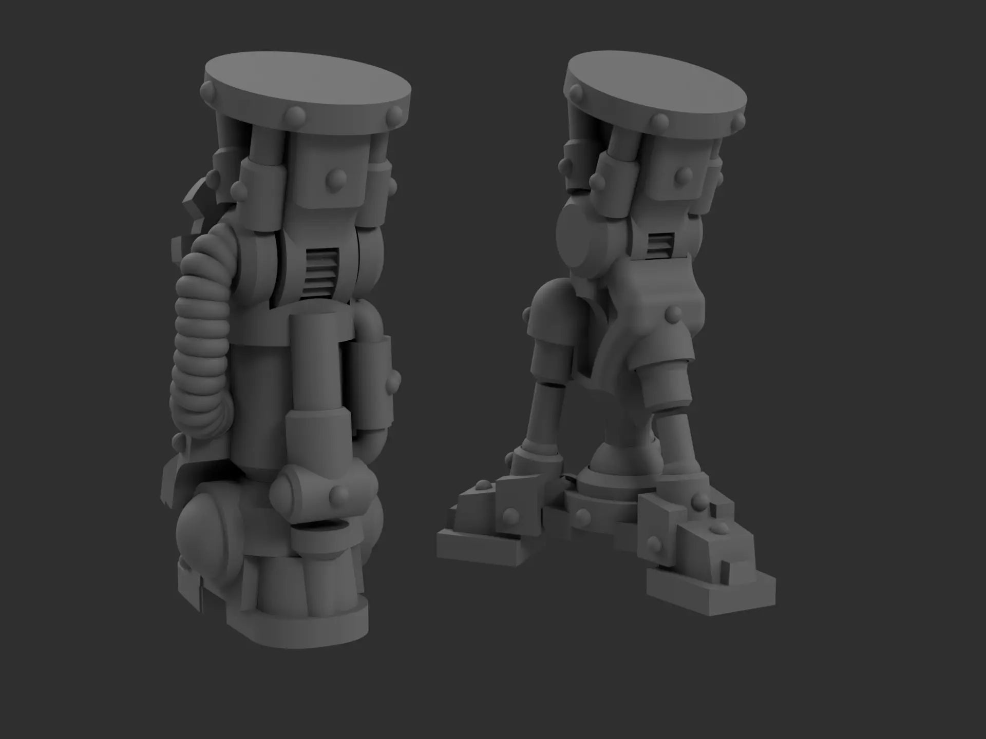 Bionic Super Soldier Leg Pack (Set of 2) - Laserforge Miniatures