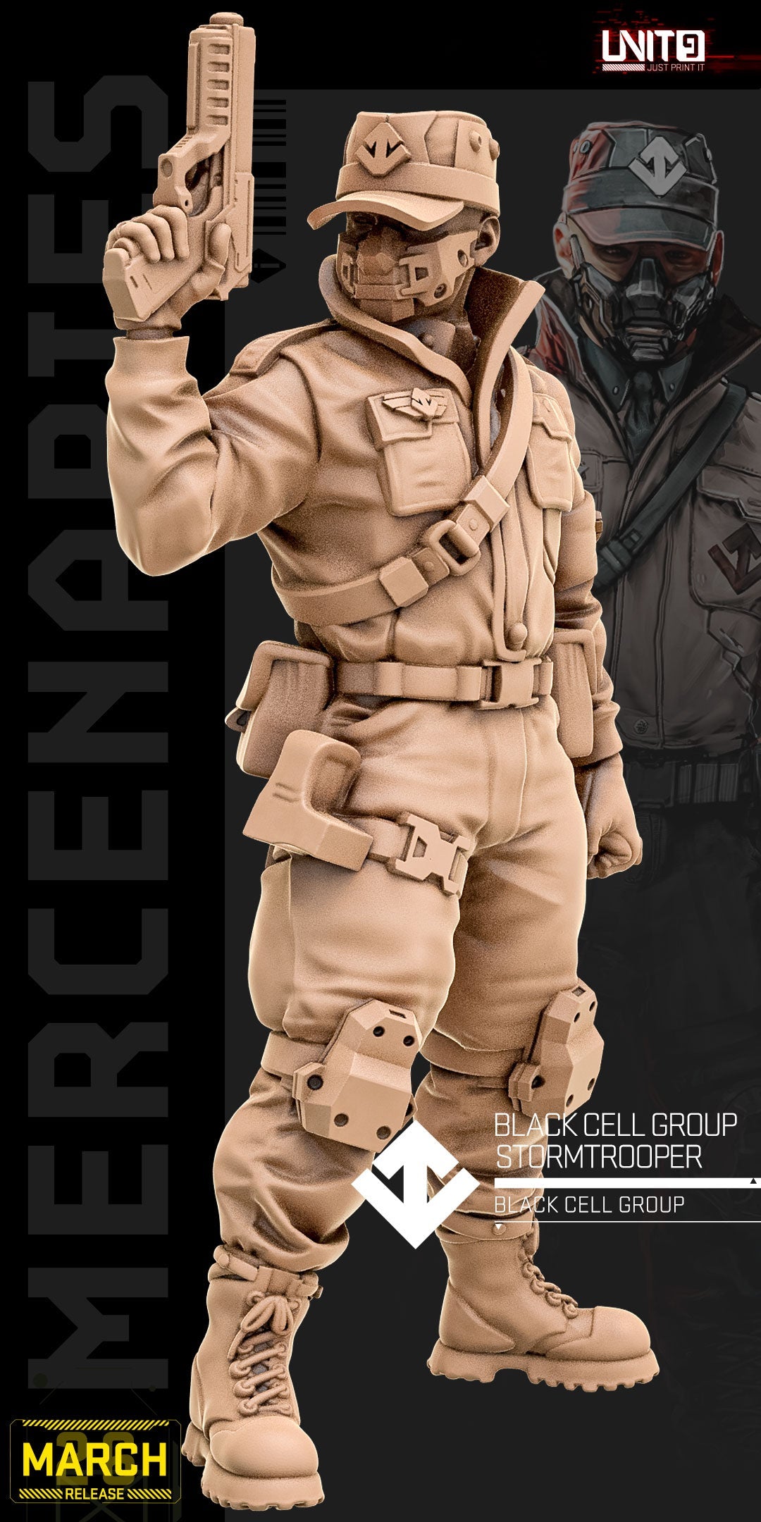 Black Cell Stormtrooper v1 - Black Cell Group [MARCH 26] Unit 9