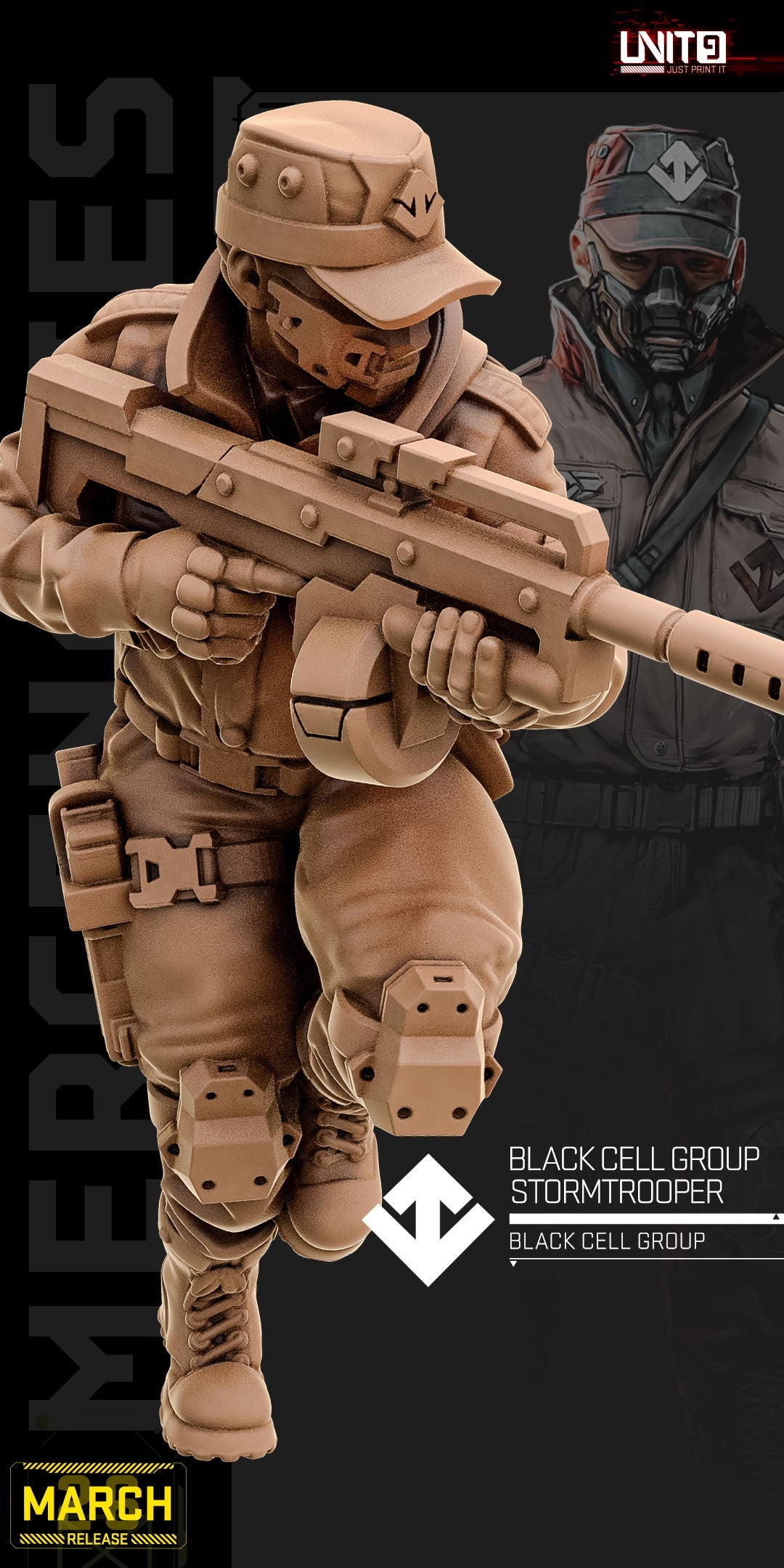 Black Cell Stormtrooper v2 - Black Cell Group [MARCH 26] Unit 9