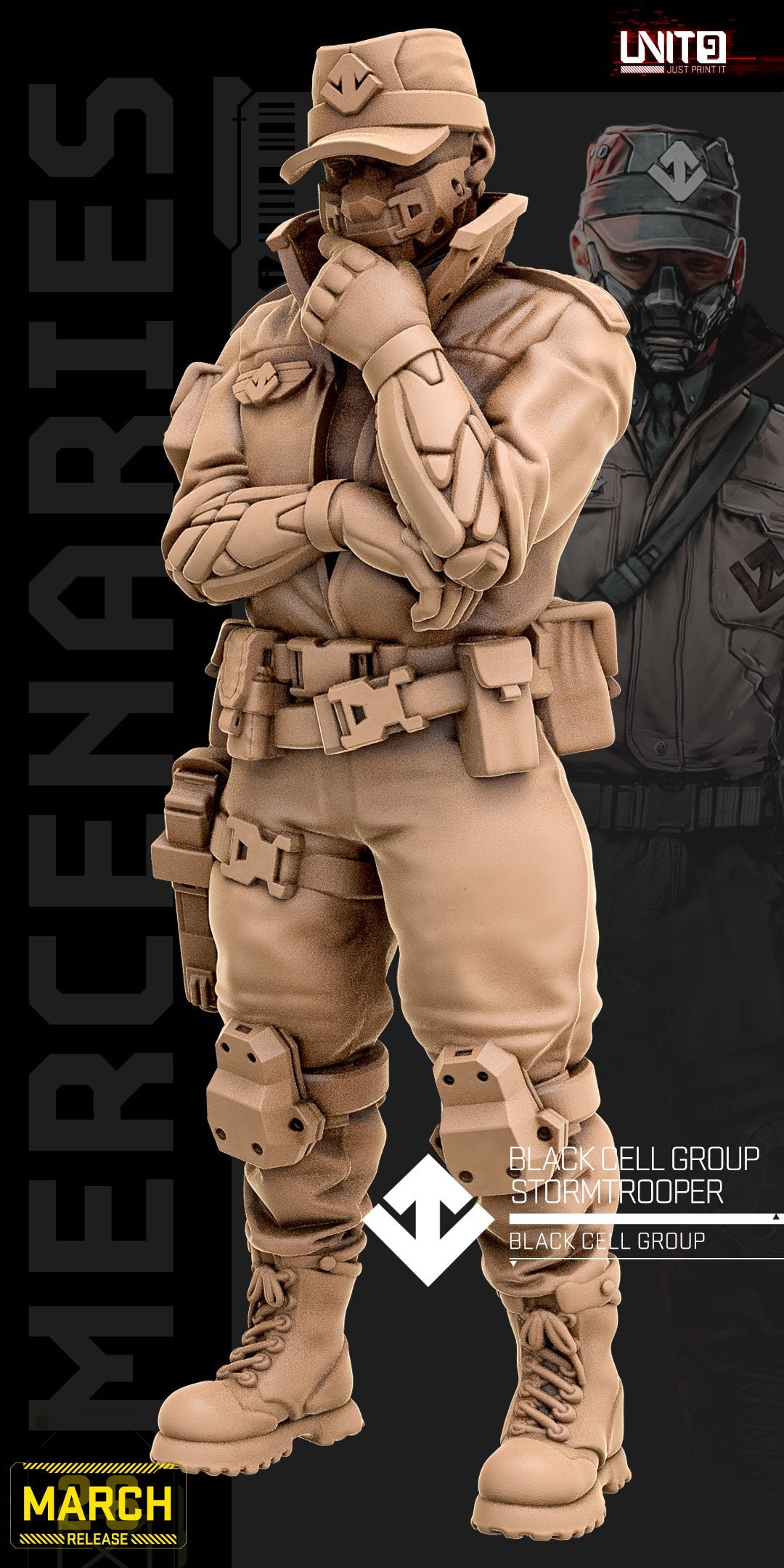 Black Cell Stormtrooper v3 - Black Cell Group [MARCH 26] Unit 9
