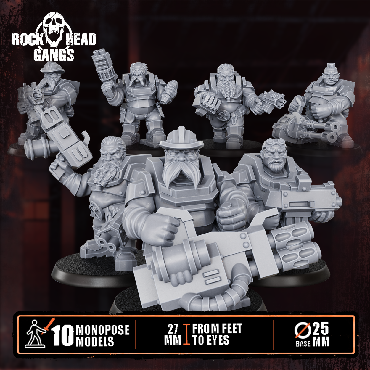 Black Mountain Diggers Squad - Preassembled DakkaDakka