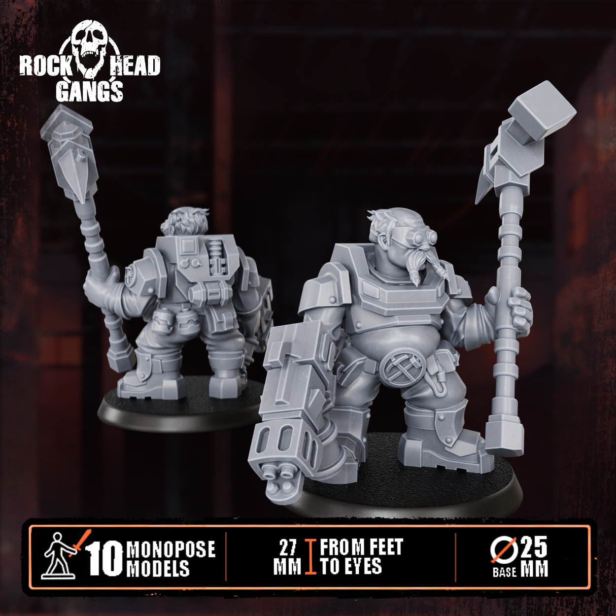 Black Mountain Diggers Squad - Preassembled DakkaDakka