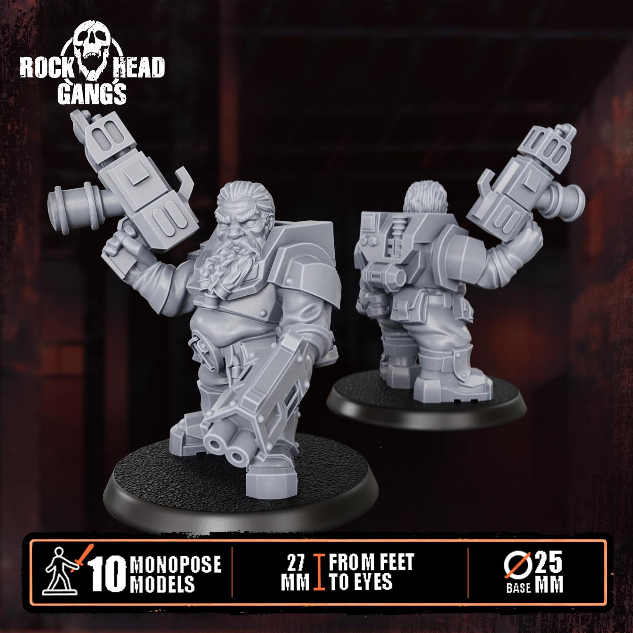 Black Mountain Diggers Squad - Preassembled DakkaDakka