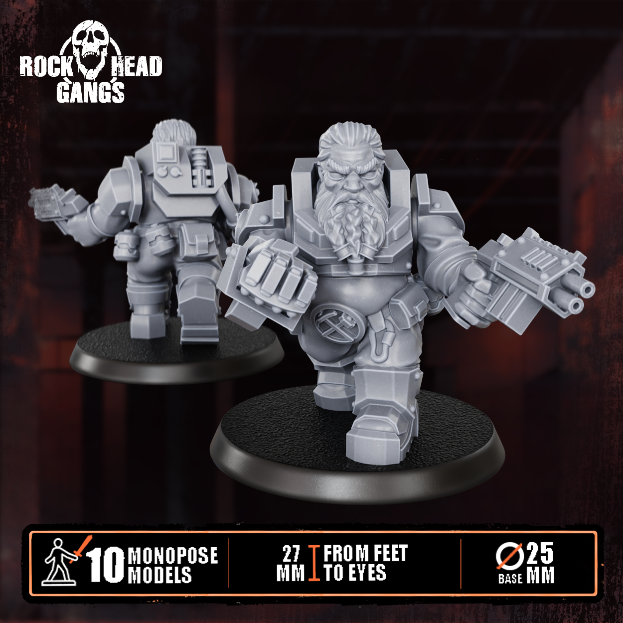 Black Mountain Diggers Squad - Preassembled DakkaDakka