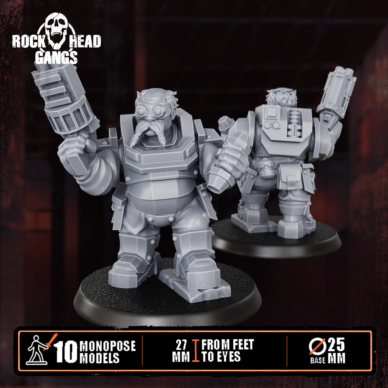 Black Mountain Diggers Squad - Preassembled DakkaDakka