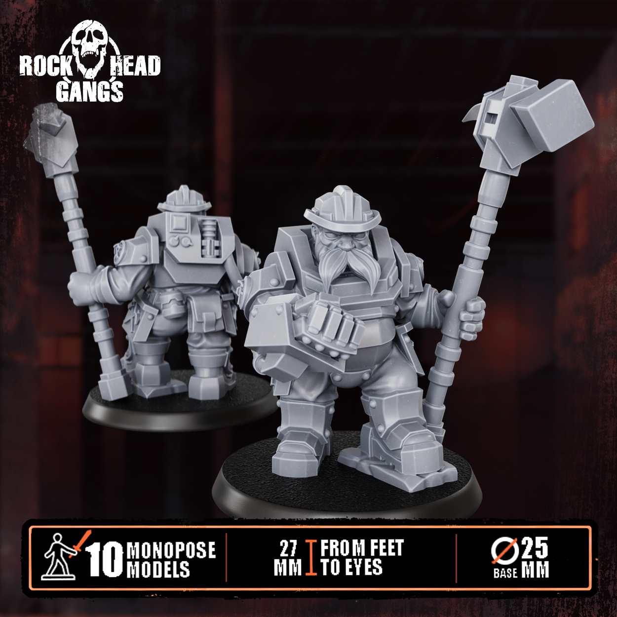 Black Mountain Diggers Squad - Preassembled DakkaDakka