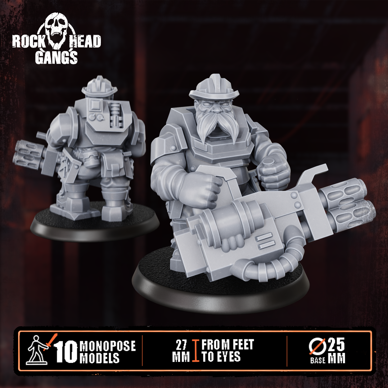 Black Mountain Diggers Squad - Preassembled DakkaDakka