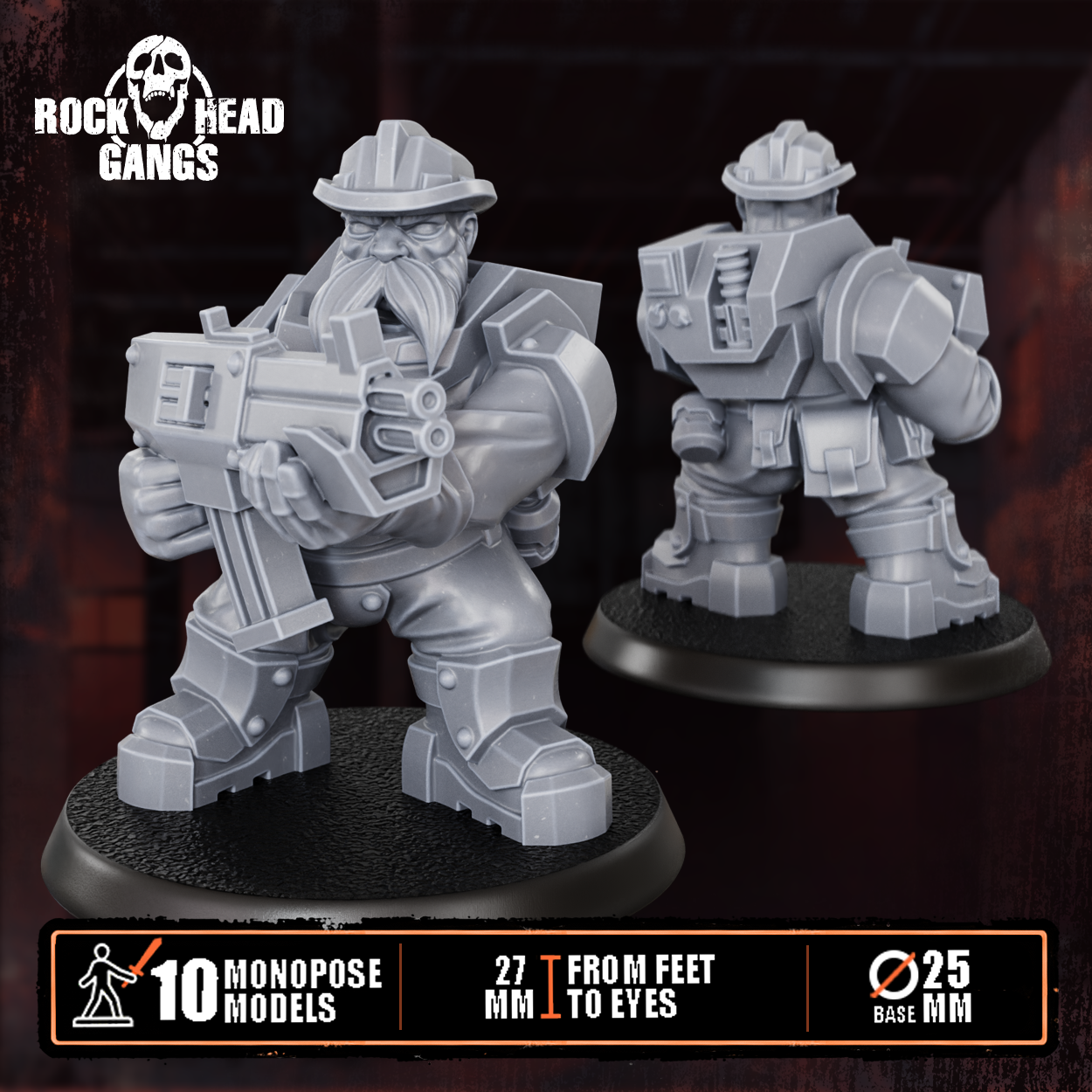 Black Mountain Diggers Squad - Preassembled DakkaDakka
