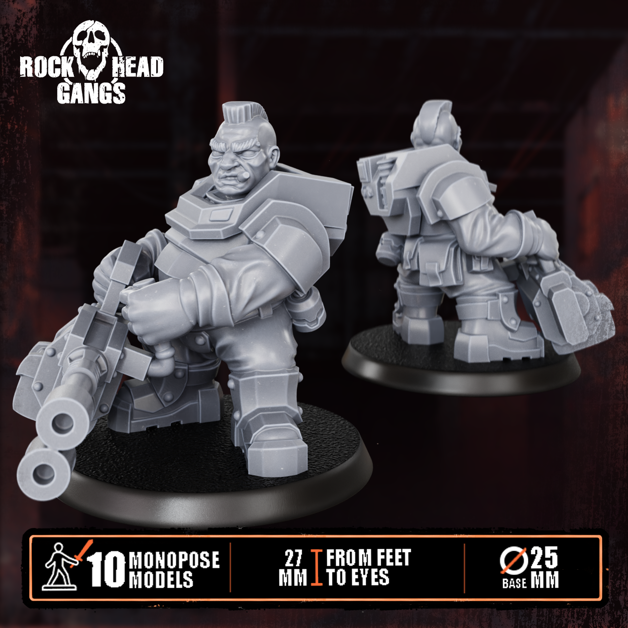 Black Mountain Diggers Squad - Preassembled DakkaDakka
