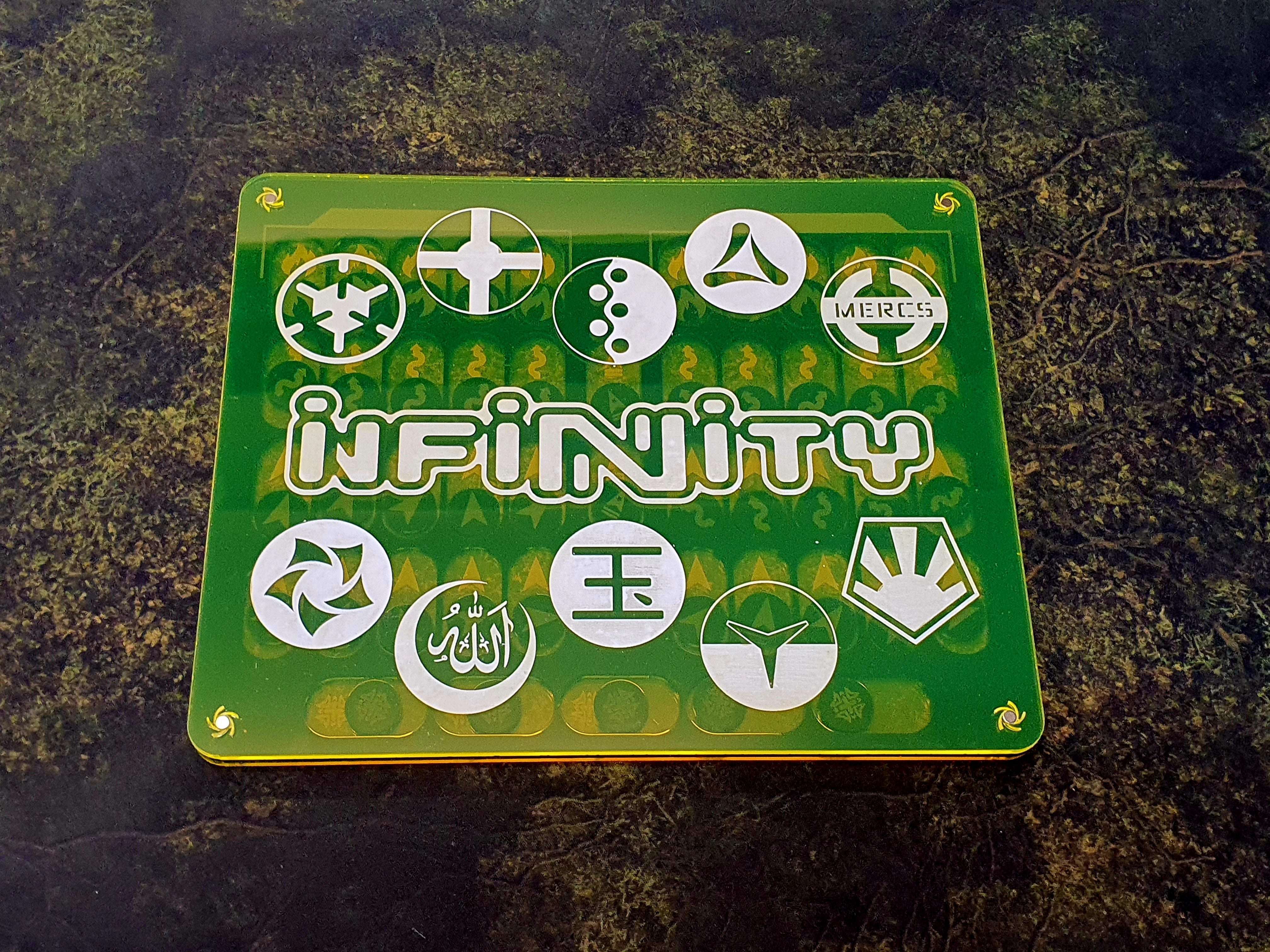 "Com Terminal" Order Token Tracker - Compatible with Infinity N5 Laserforge Miniatures