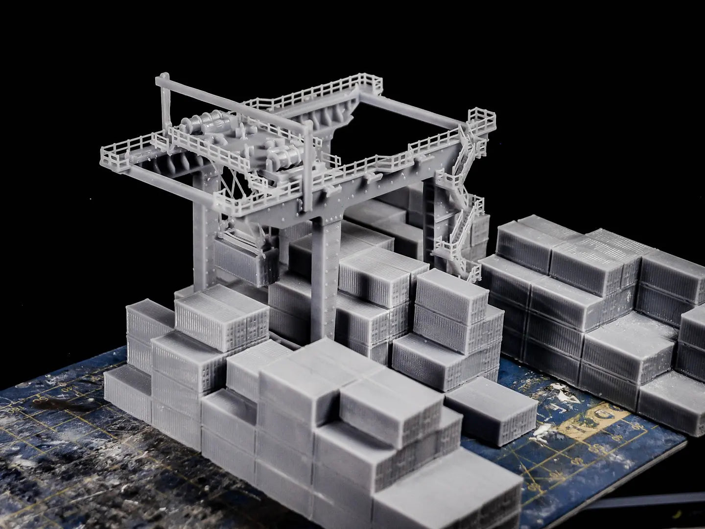 Container Terminal - 6-8mm scale The Lazy Forger