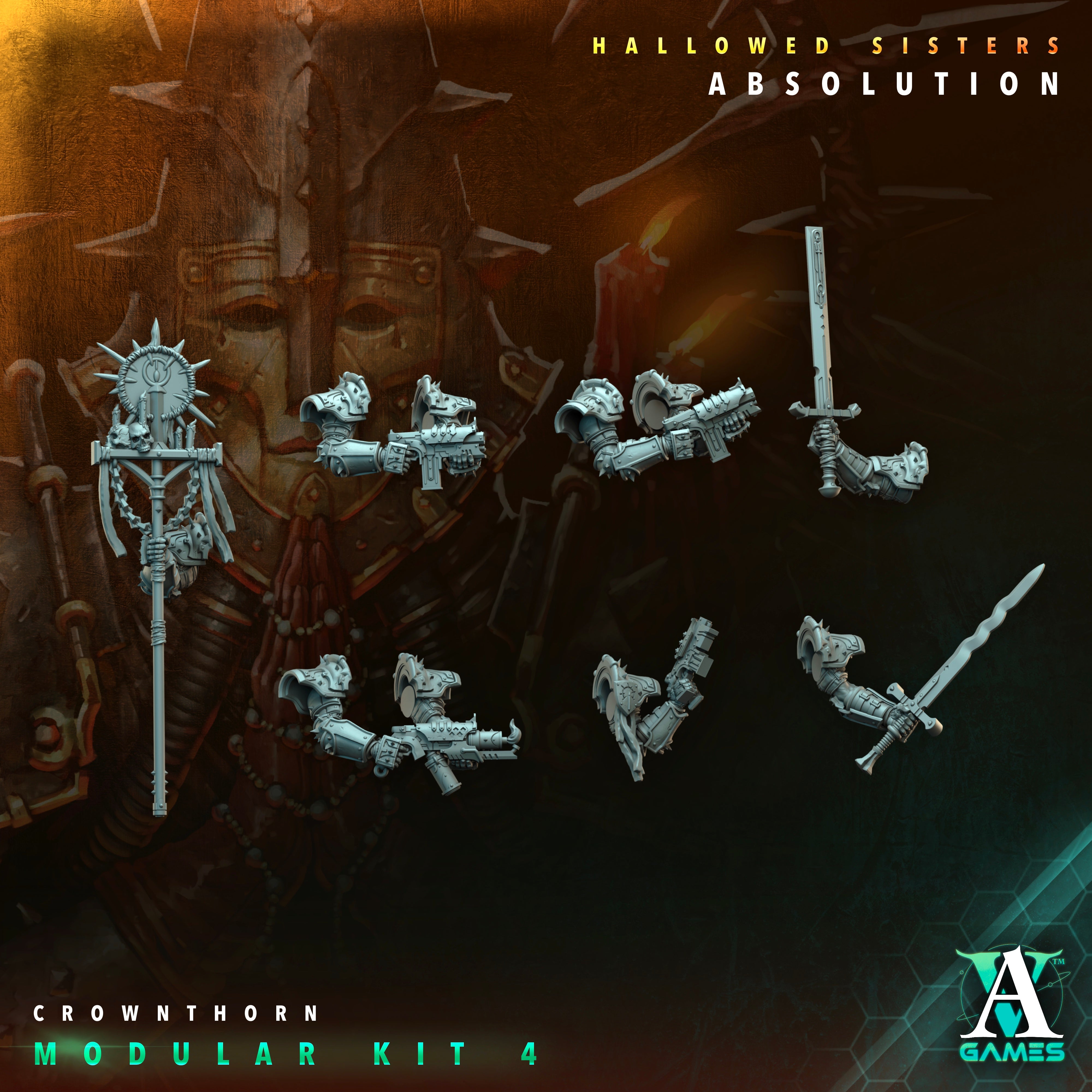 Crownthorn Squad (Modular Kit) - Astral Crusaders Archvillain Games